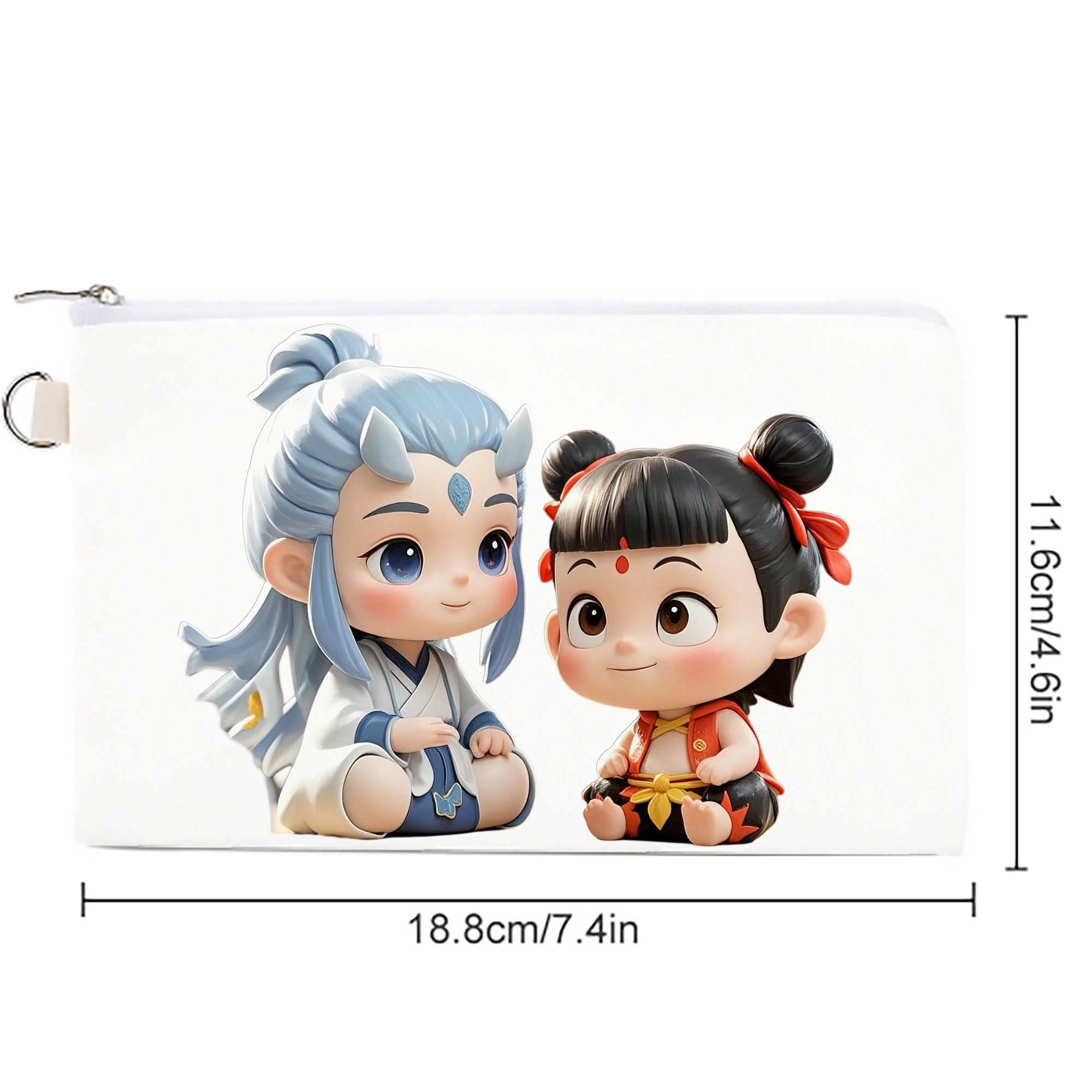 Ne Zha 2 ナタ 魔童の大暴れ キャンバス生地ポーチ　小物入れ