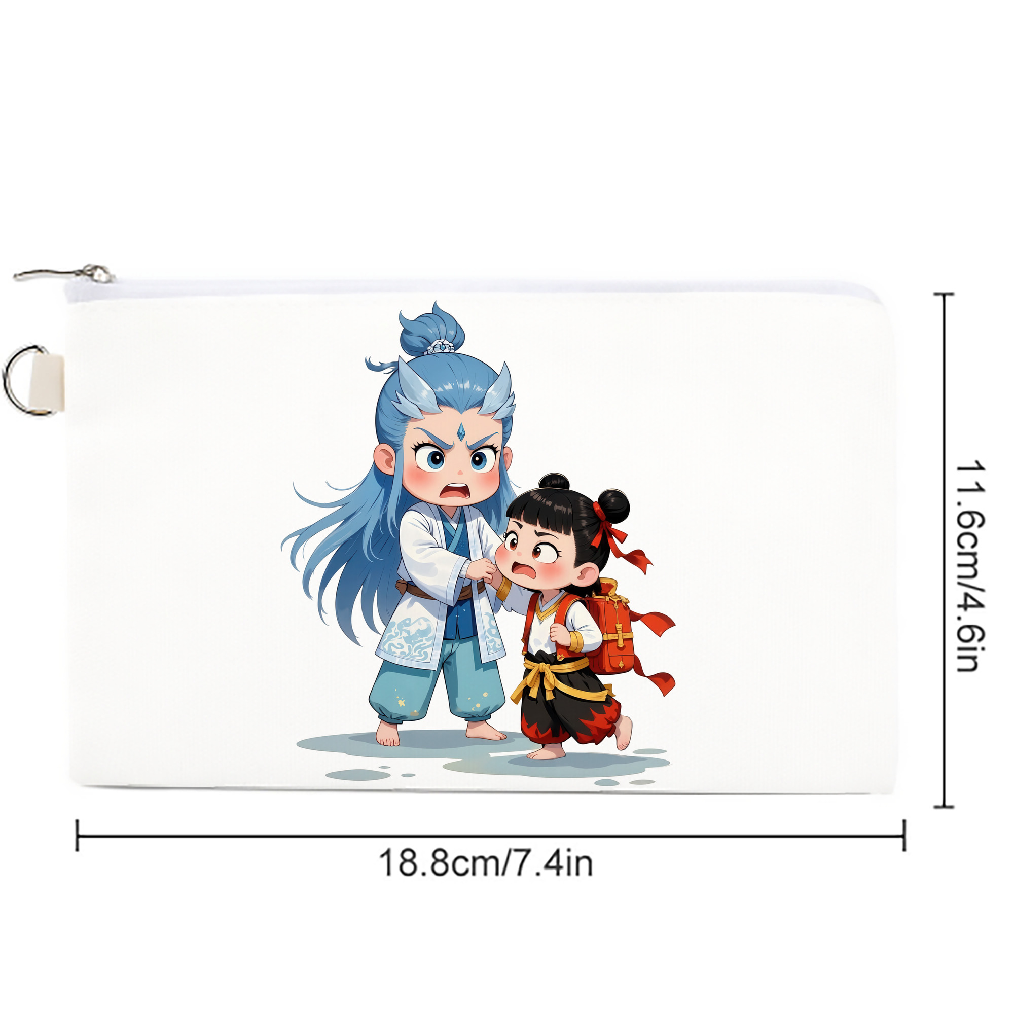 Ne Zha 2 ナタ 魔童の大暴れ キャンバス生地ポーチ　小物入れ