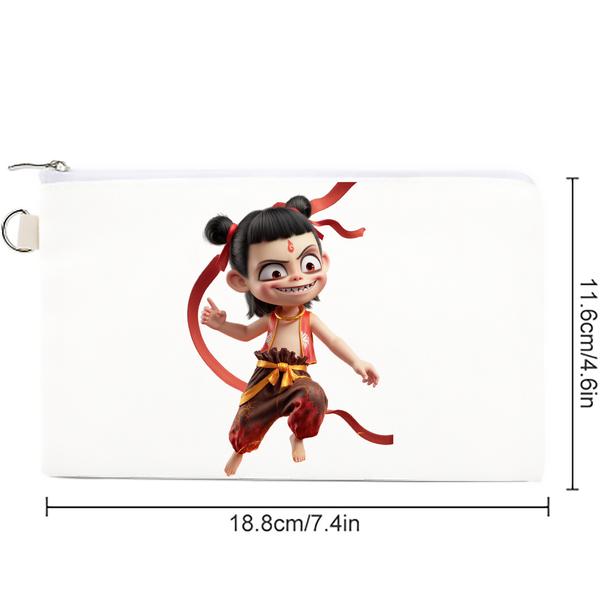 Ne Zha 2 ナタ 魔童の大暴れ キャンバス生地ポーチ　小物入れ