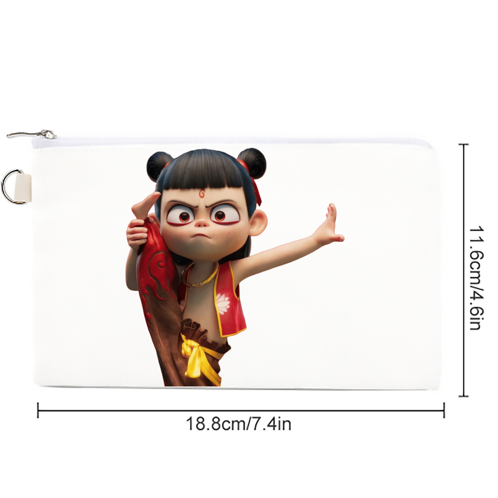 Ne Zha 2 ナタ 魔童の大暴れ キャンバス生地ポーチ　小物入れ