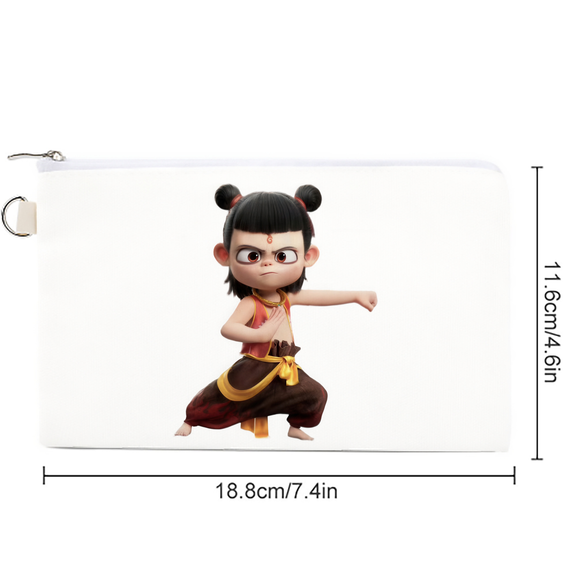 Ne Zha 2 ナタ 魔童の大暴れ キャンバス生地ポーチ　小物入れ