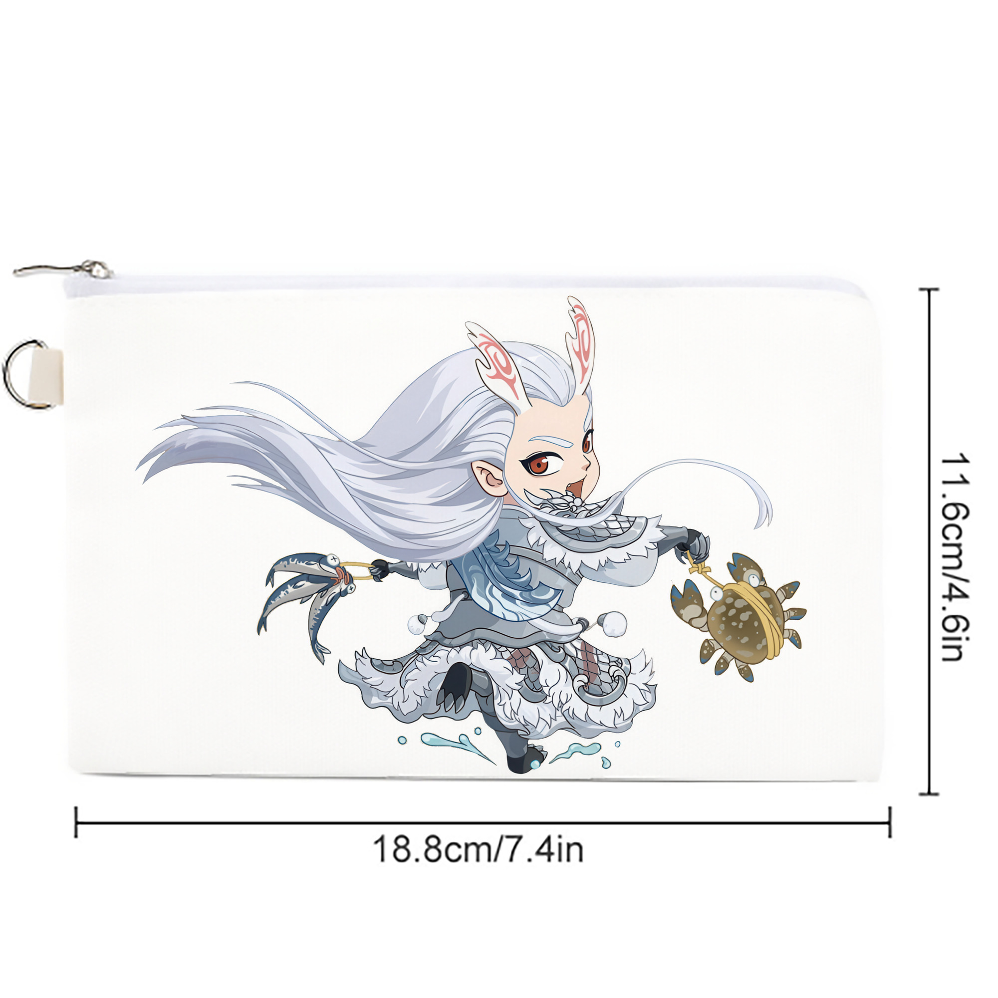Ne Zha 2 ナタ 魔童の大暴れ キャンバス生地ポーチ　小物入れ