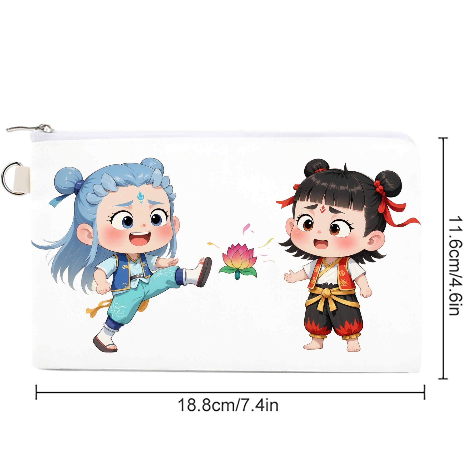 Ne Zha 2 ナタ 魔童の大暴れ キャンバス生地ポーチ　小物入れ