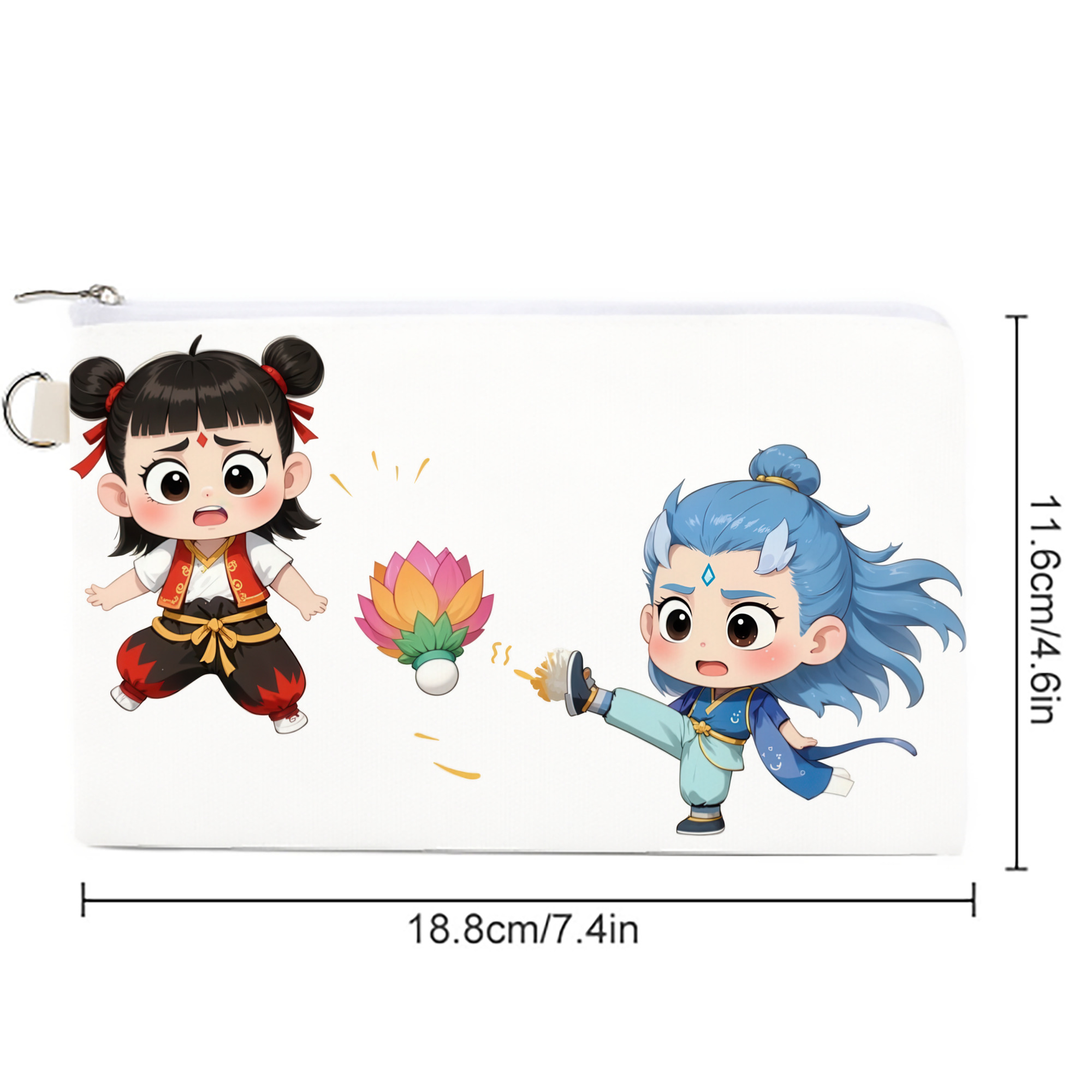 Ne Zha 2 ナタ 魔童の大暴れ キャンバス生地ポーチ　小物入れ