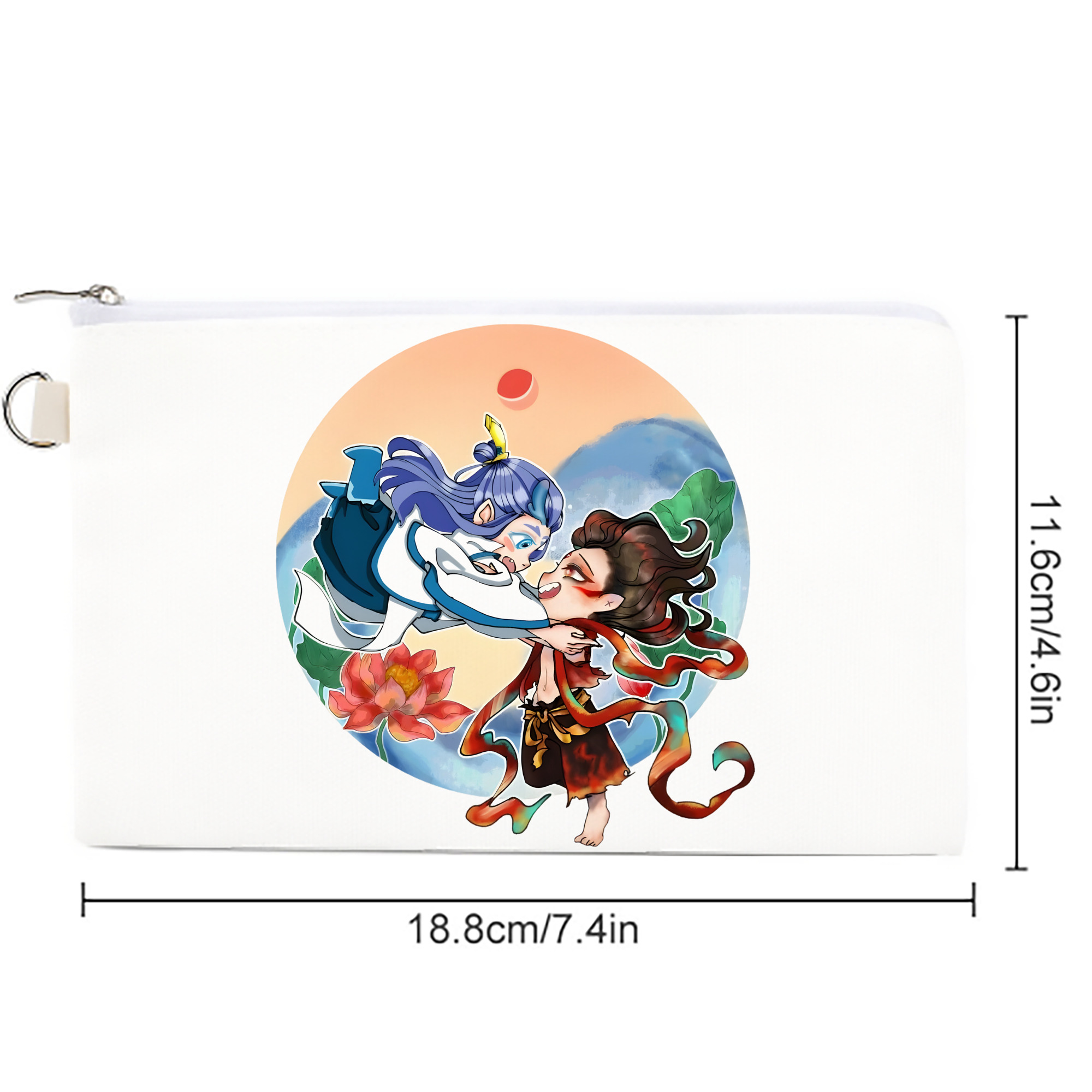 Ne Zha 2 ナタ 魔童の大暴れ キャンバス生地ポーチ　小物入れ