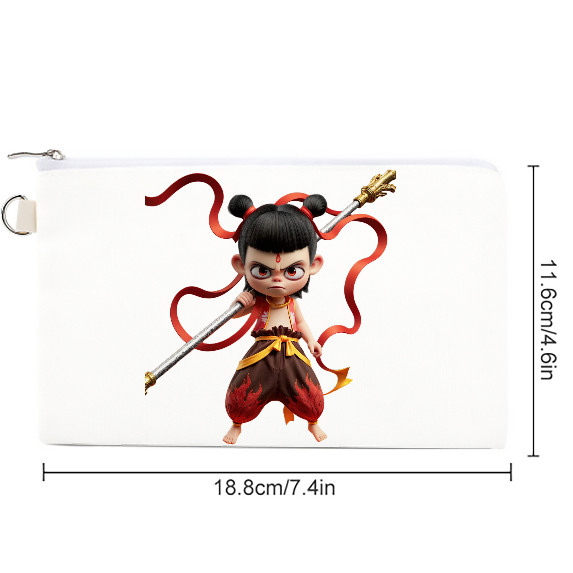Ne Zha 2 ナタ 魔童の大暴れ キャンバス生地ポーチ　小物入れ