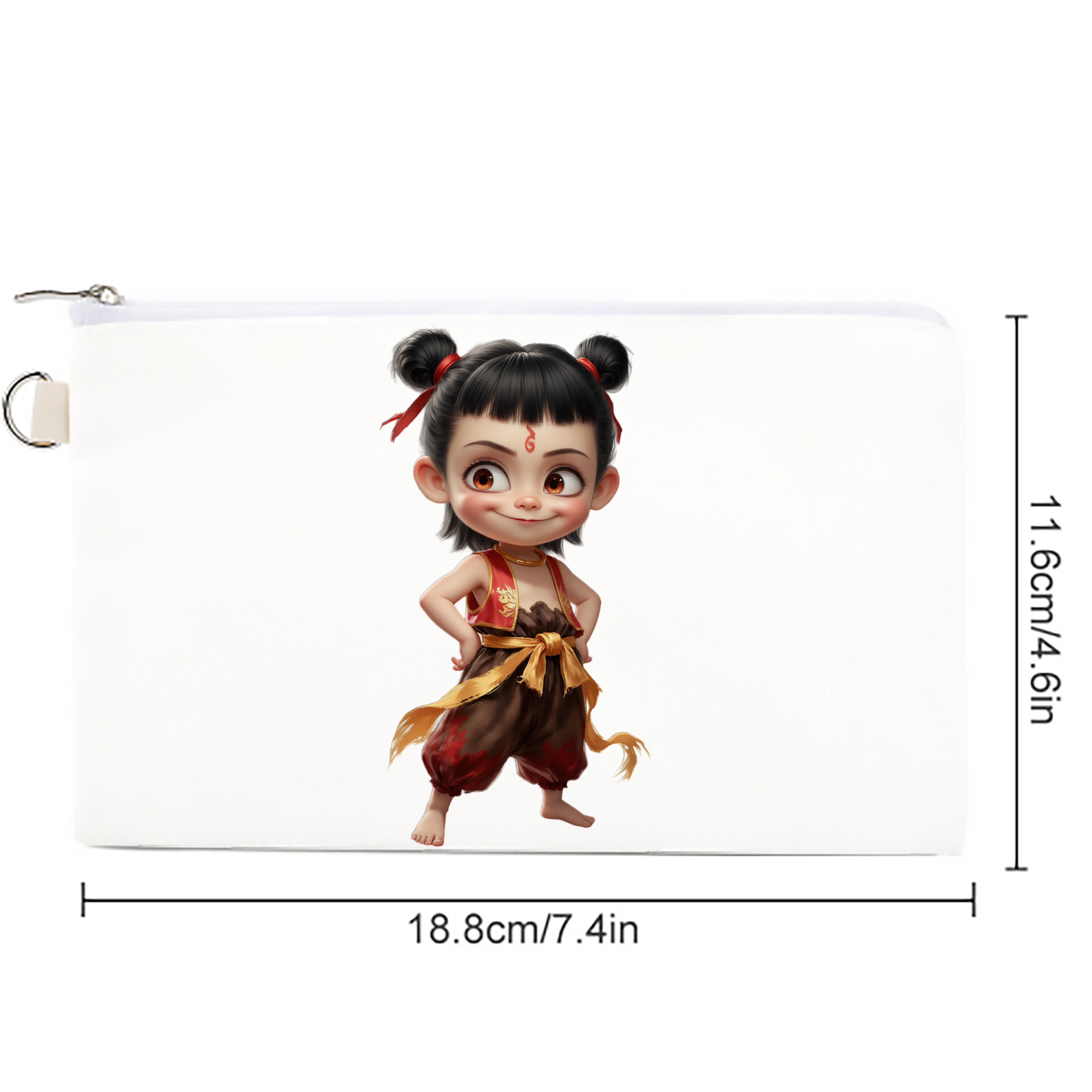 Ne Zha 2 ナタ 魔童の大暴れ キャンバス生地ポーチ　小物入れ