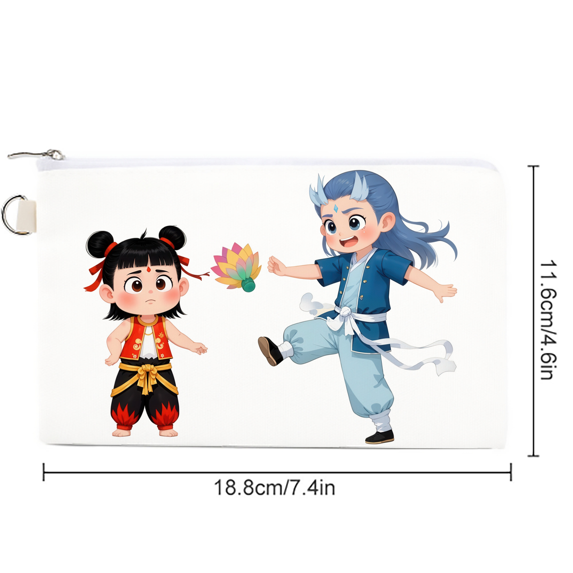 Ne Zha 2 ナタ 魔童の大暴れ キャンバス生地ポーチ　小物入れ