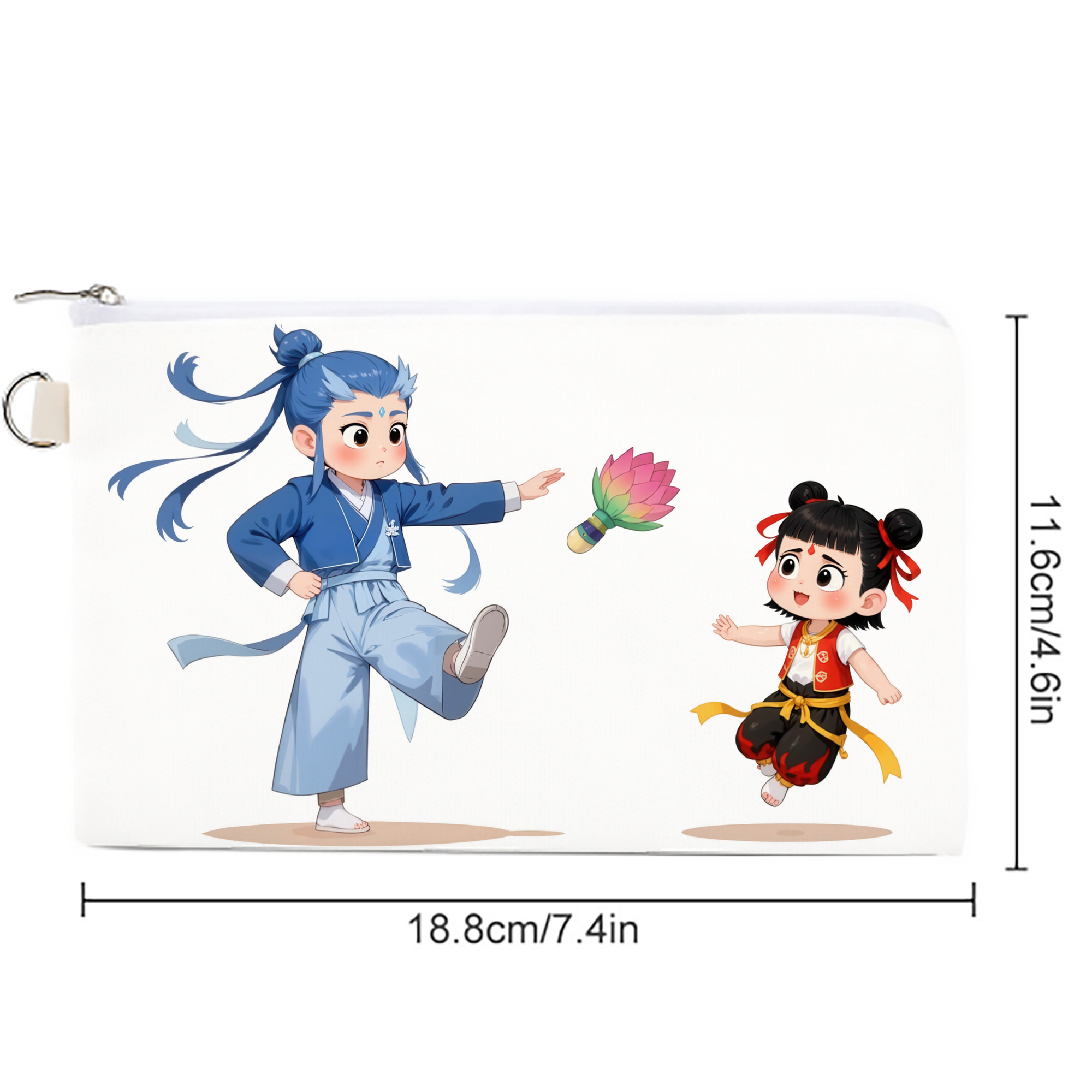 Ne Zha 2 ナタ 魔童の大暴れ キャンバス生地ポーチ　小物入れ