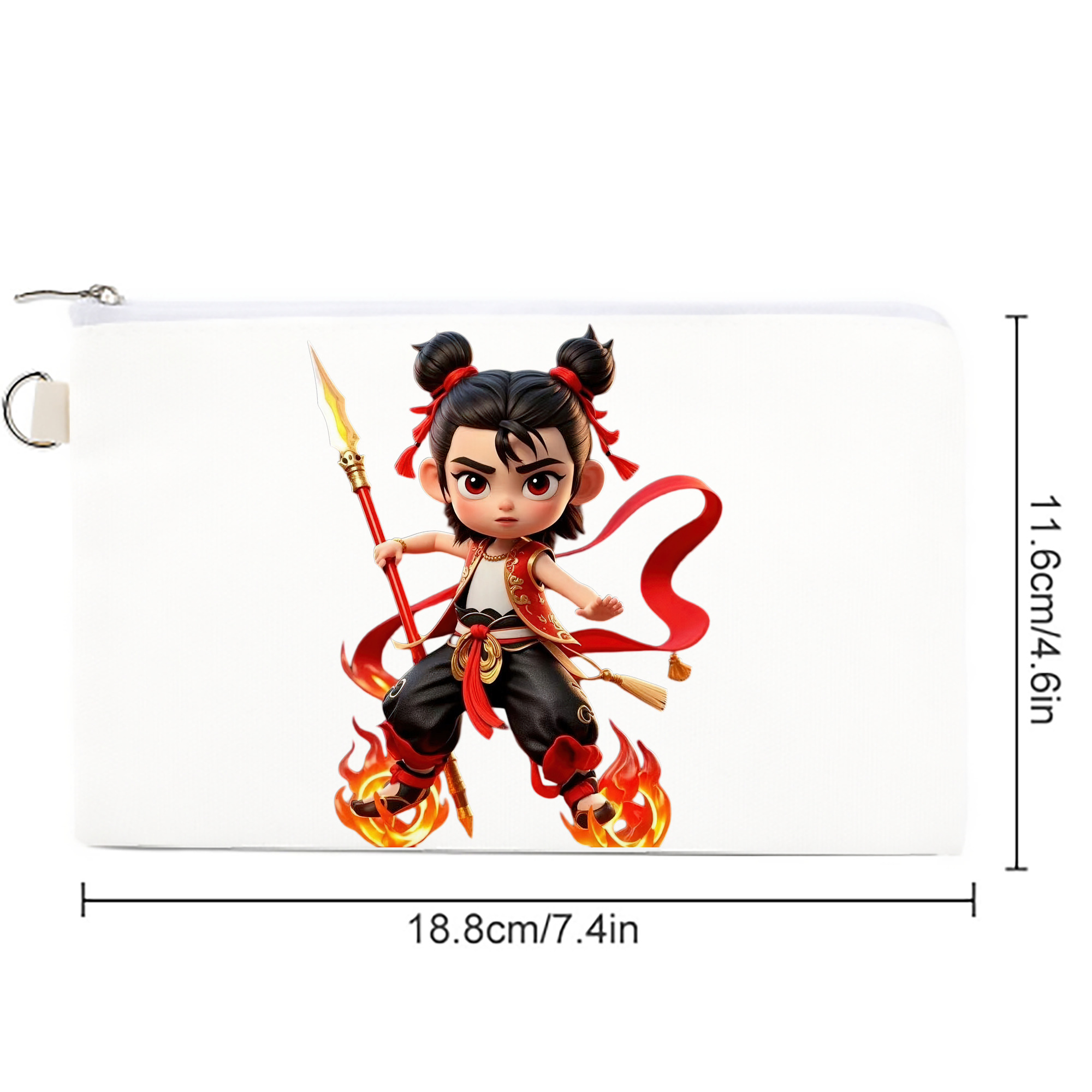 Ne Zha 2 ナタ 魔童の大暴れ キャンバス生地ポーチ　小物入れ