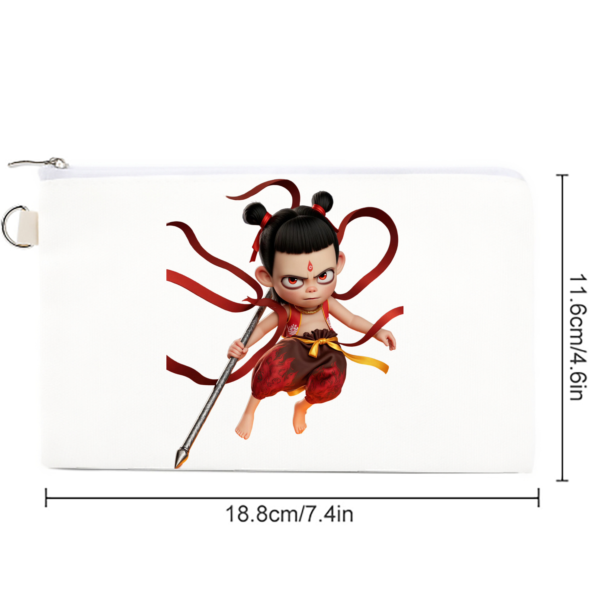 Ne Zha 2 ナタ 魔童の大暴れ キャンバス生地ポーチ　小物入れ