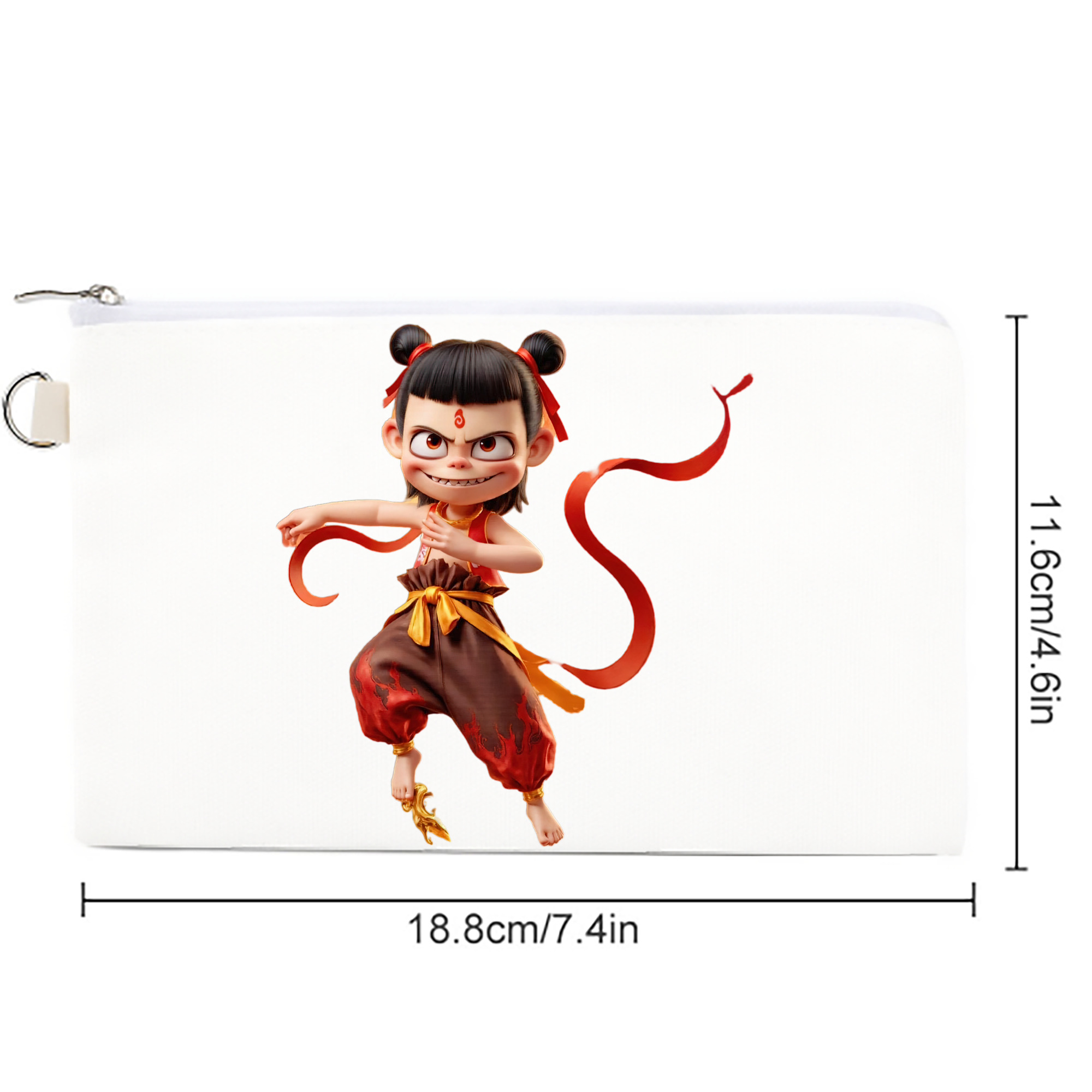 Ne Zha 2 ナタ 魔童の大暴れ キャンバス生地ポーチ　小物入れ