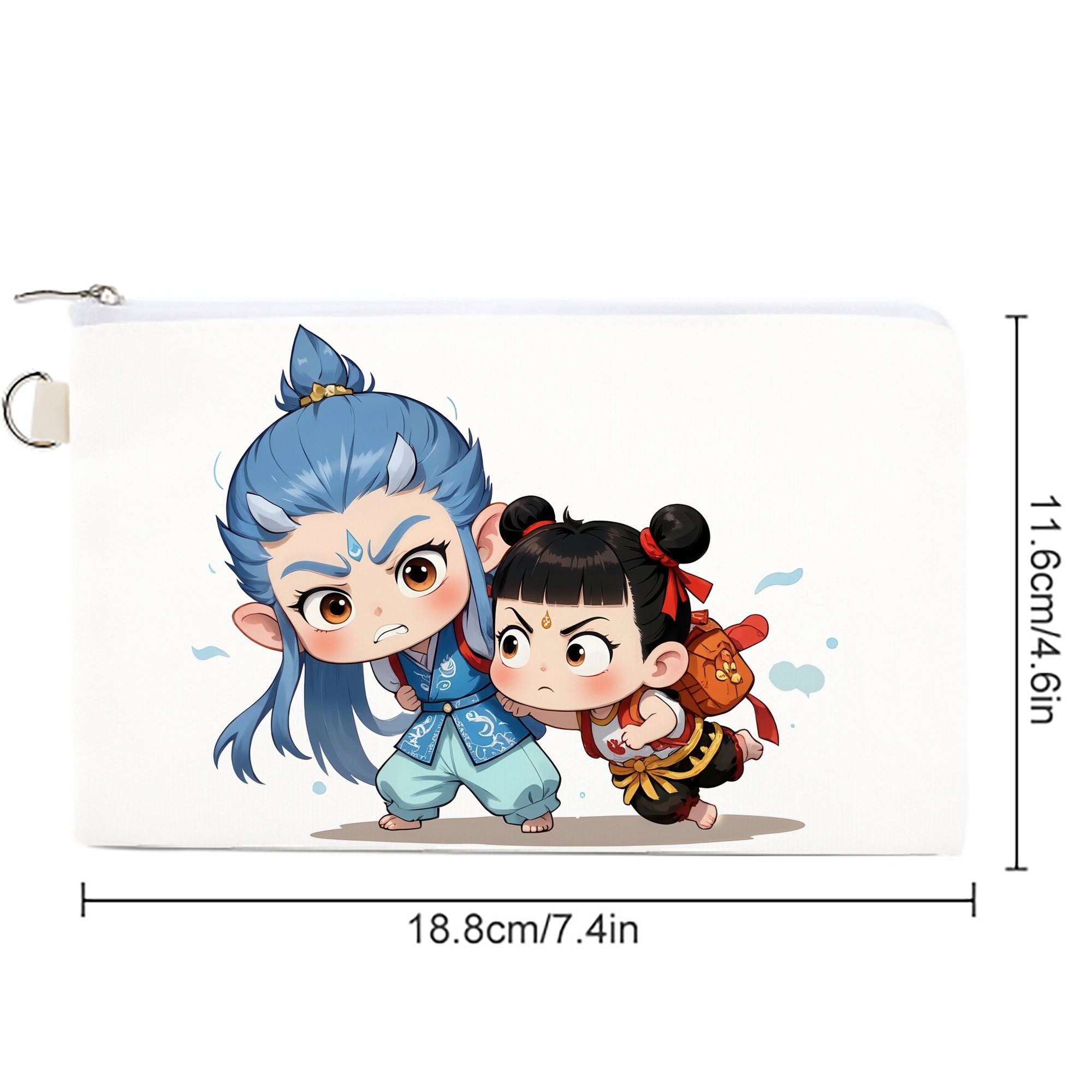 Ne Zha 2 ナタ 魔童の大暴れ キャンバス生地ポーチ　小物入れ