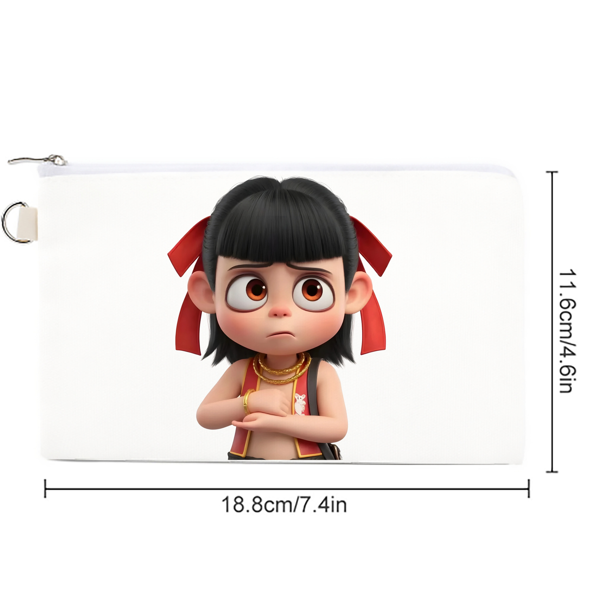 Ne Zha 2 ナタ 魔童の大暴れ キャンバス生地ポーチ　小物入れ