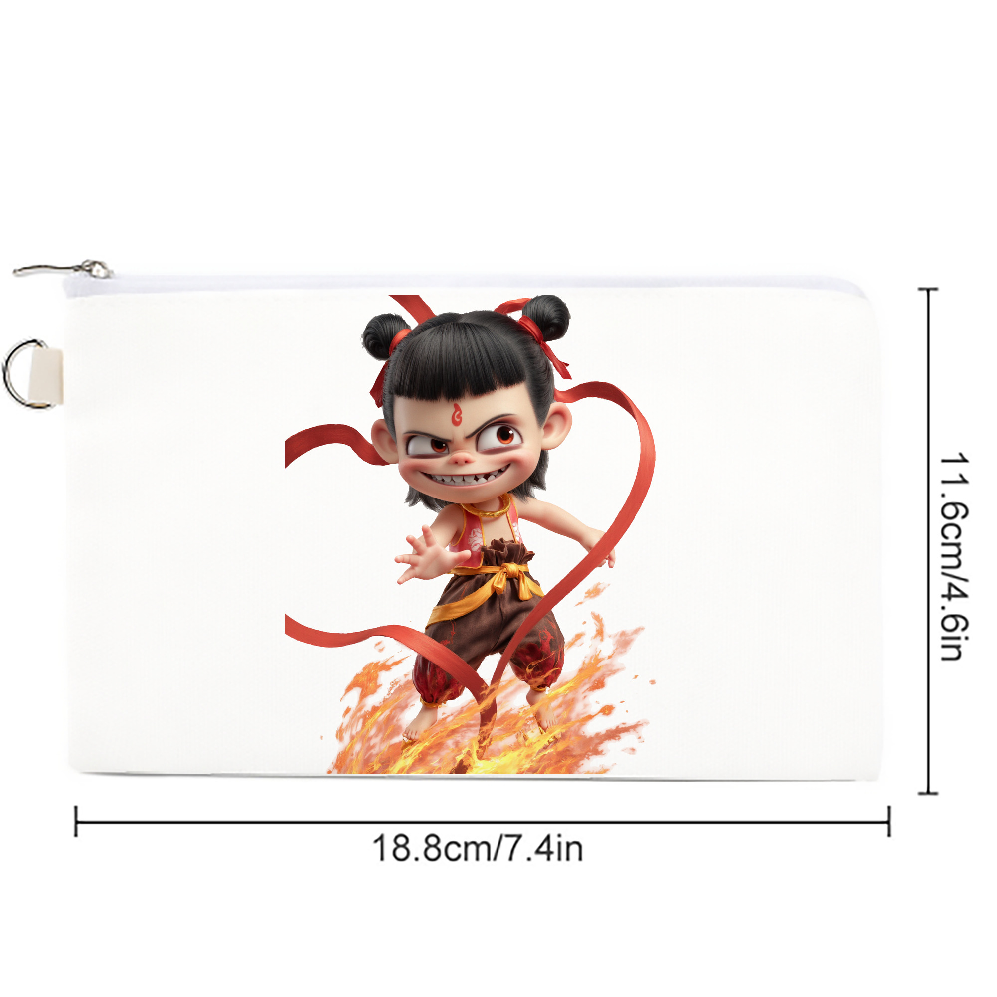 Ne Zha 2 ナタ 魔童の大暴れ キャンバス生地ポーチ　小物入れ