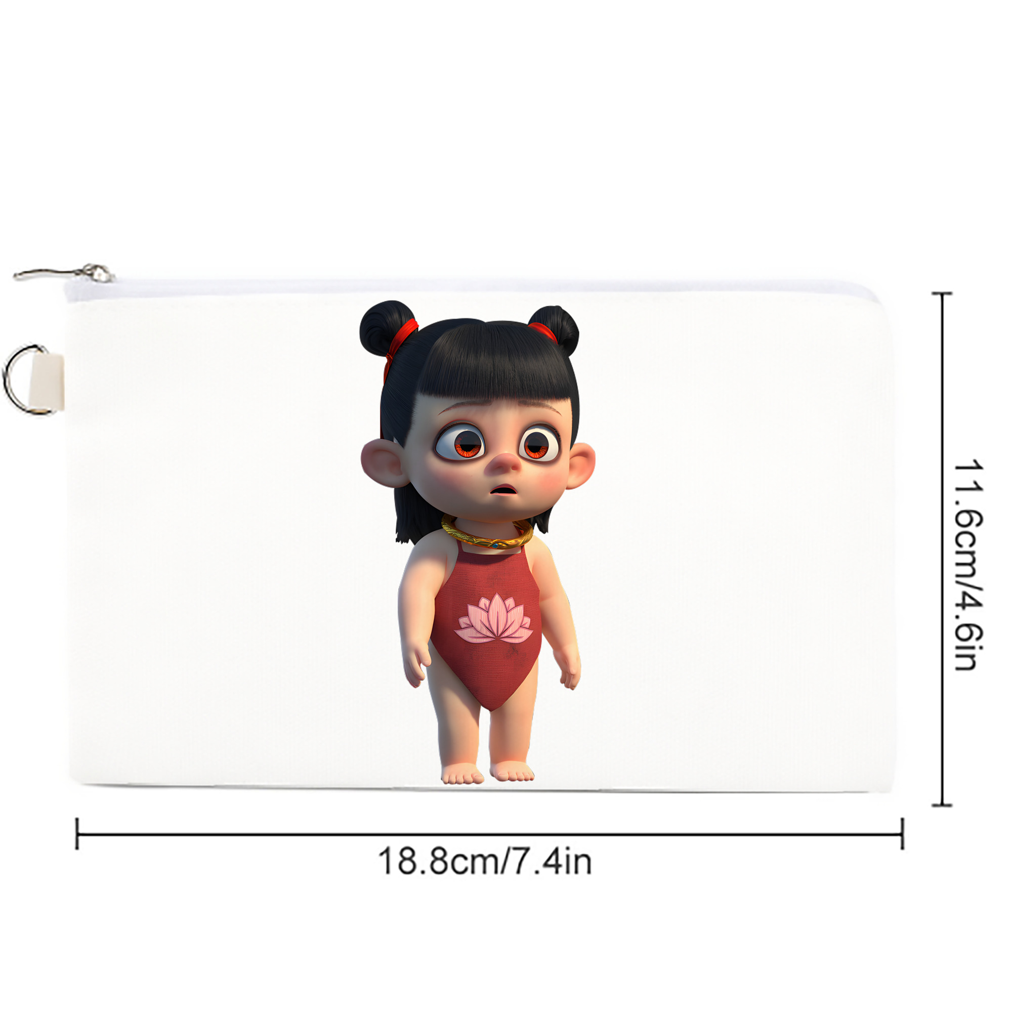 Ne Zha 2 ナタ 魔童の大暴れ キャンバス生地ポーチ　小物入れ