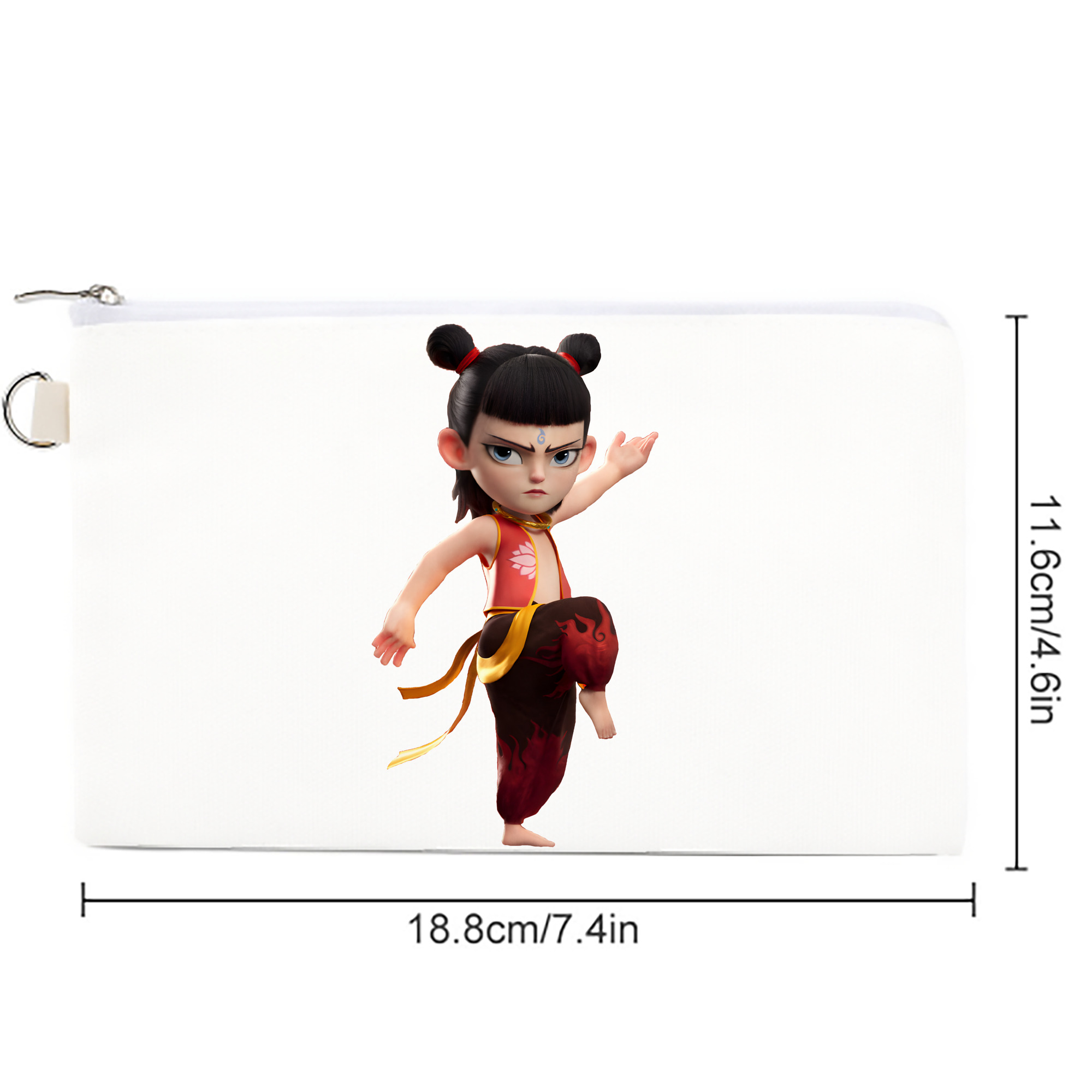 Ne Zha 2 ナタ 魔童の大暴れ キャンバス生地ポーチ　小物入れ