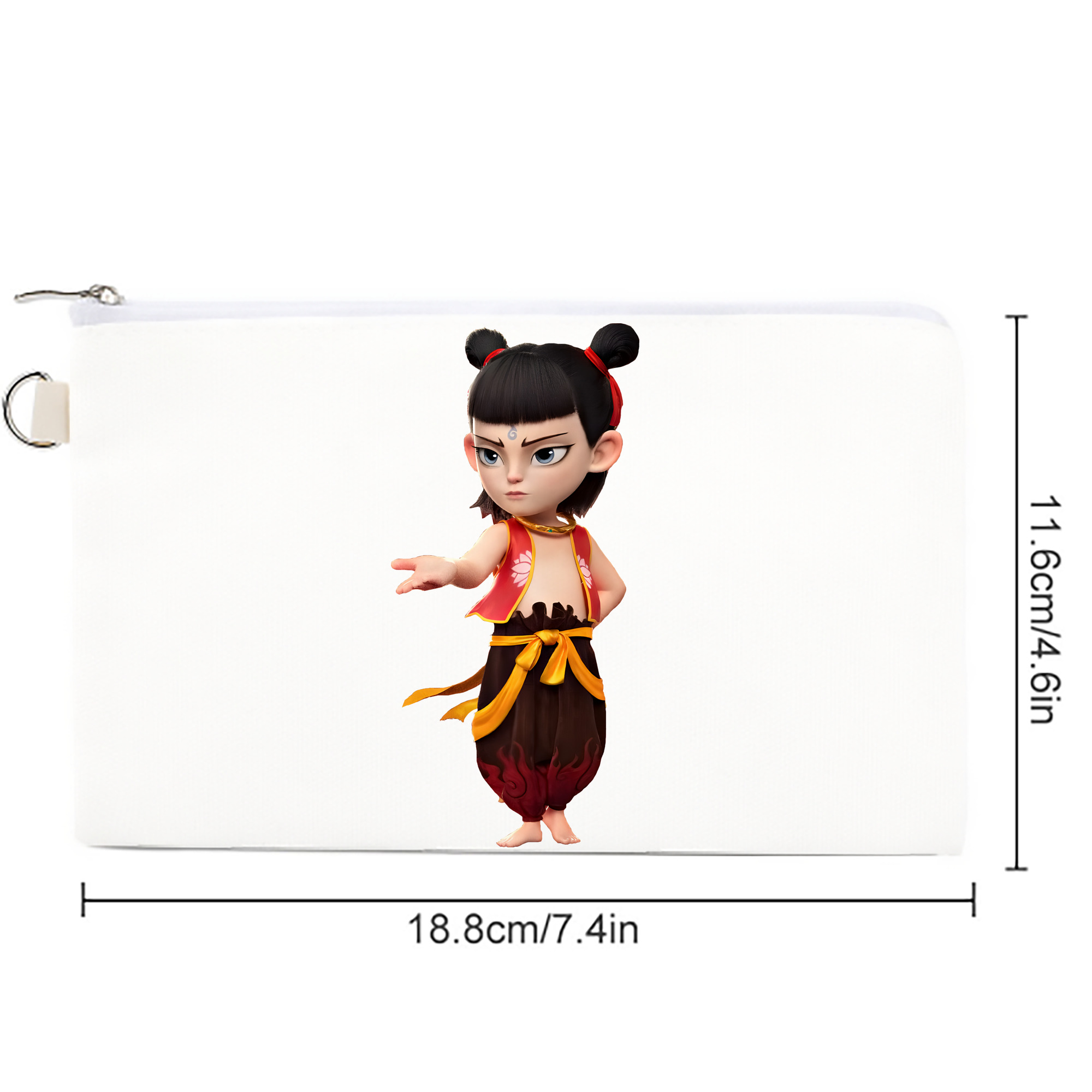 Ne Zha 2 ナタ 魔童の大暴れ キャンバス生地ポーチ　小物入れ