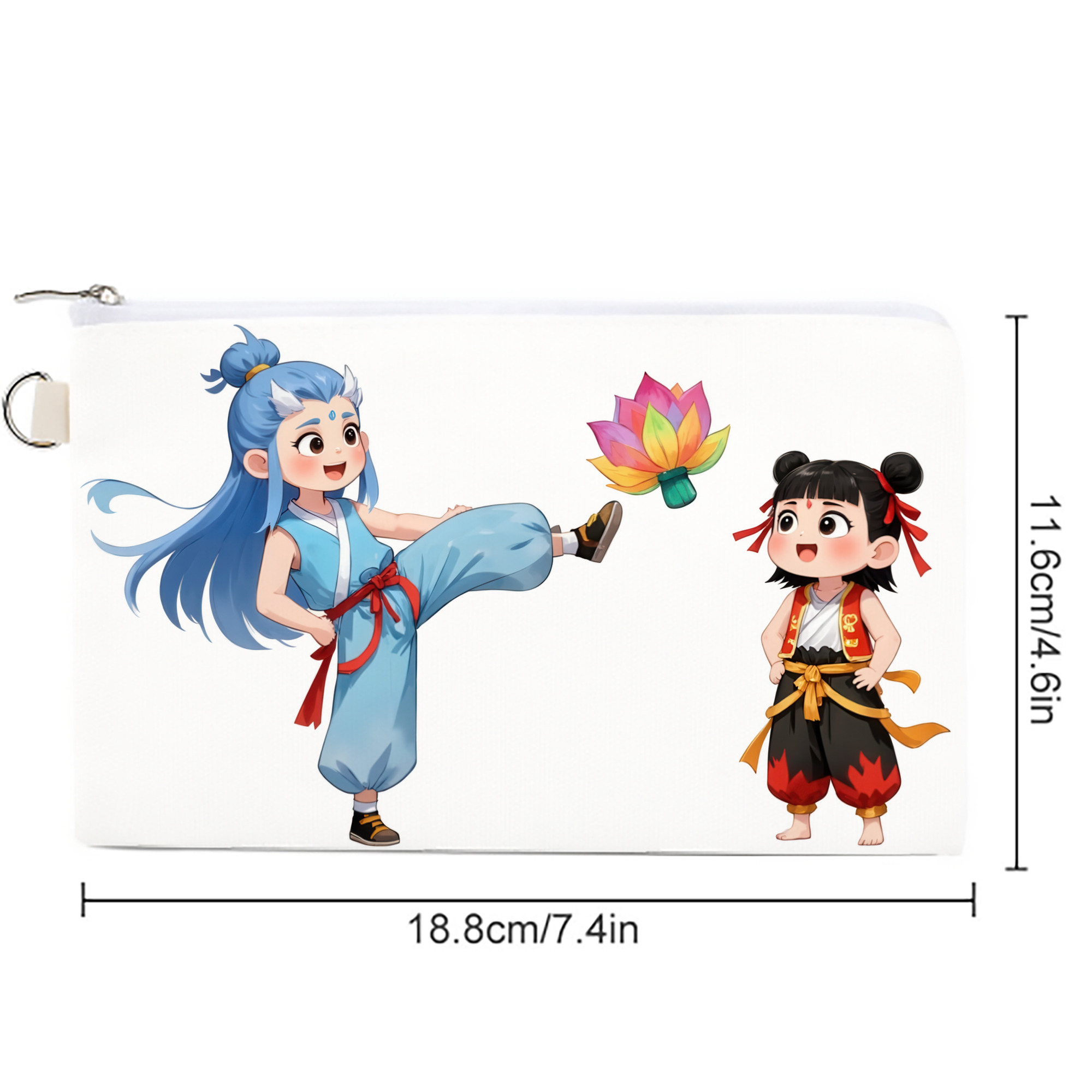 Ne Zha 2 ナタ 魔童の大暴れ キャンバス生地ポーチ　小物入れ