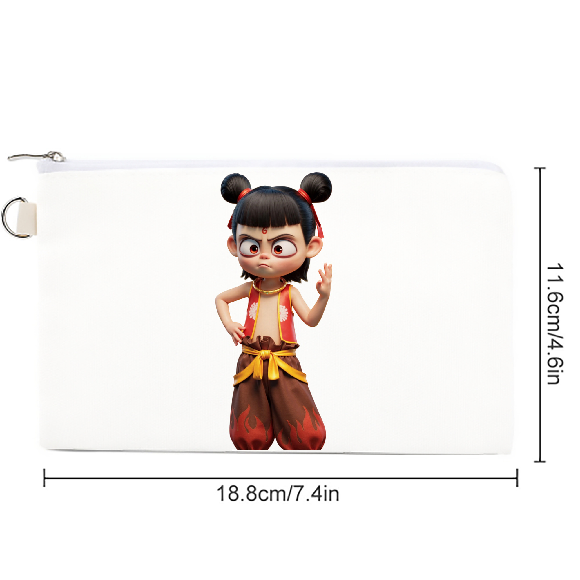 Ne Zha 2 ナタ 魔童の大暴れ キャンバス生地ポーチ　小物入れ