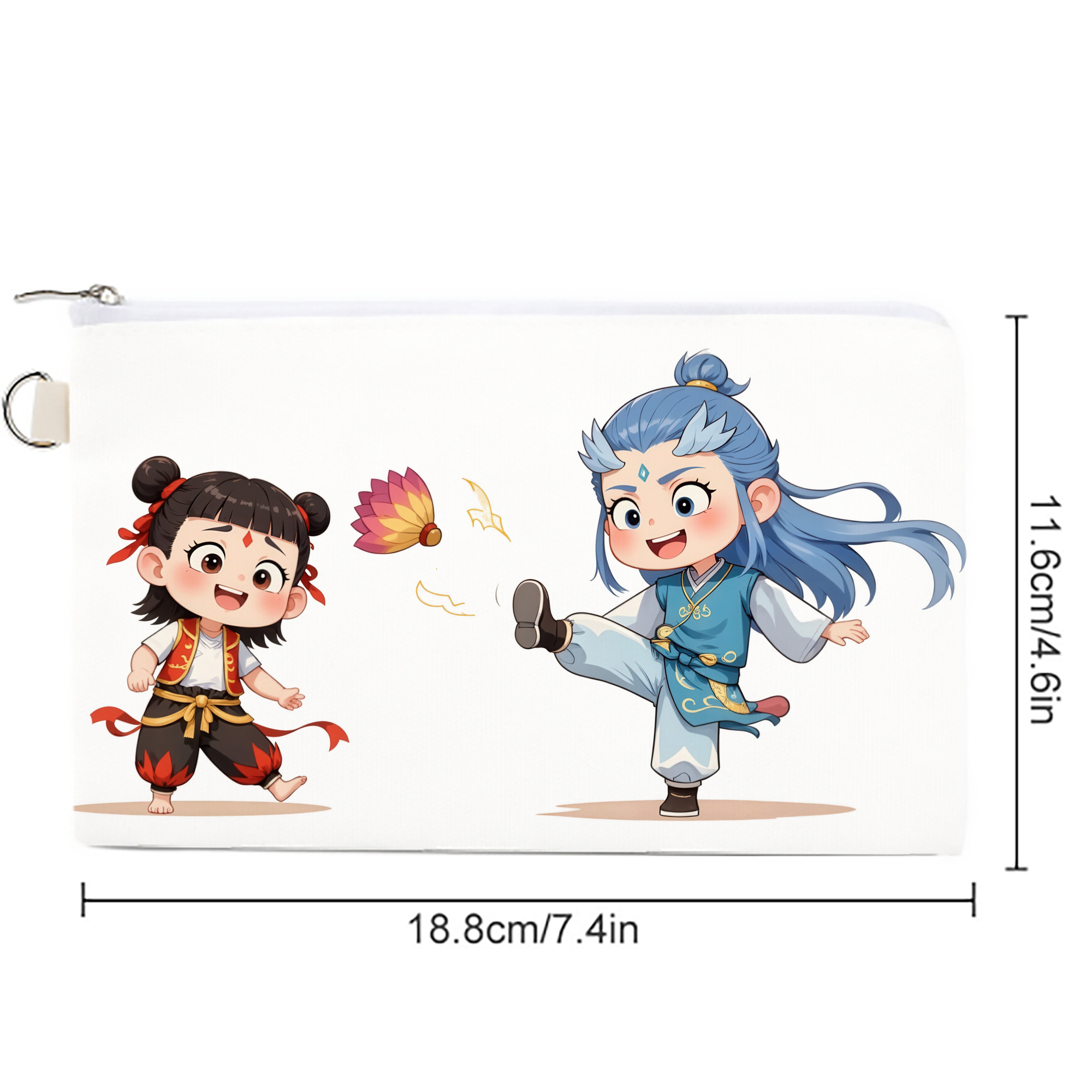 Ne Zha 2 ナタ 魔童の大暴れ キャンバス生地ポーチ　小物入れ