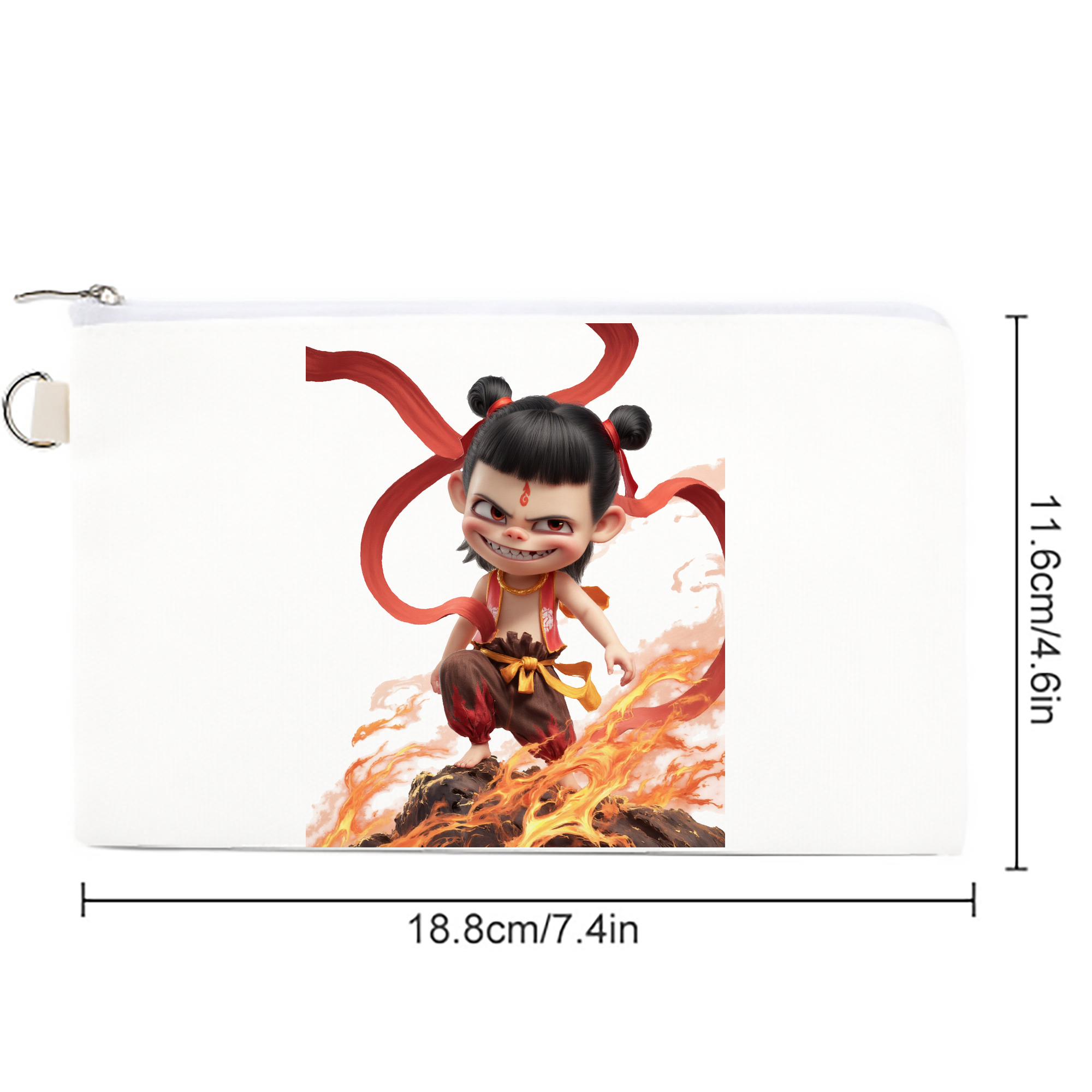 Ne Zha 2 ナタ 魔童の大暴れ キャンバス生地ポーチ　小物入れ