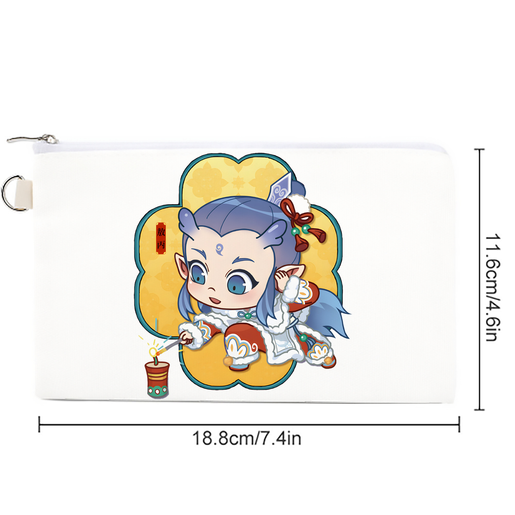 Ne Zha 2 ナタ 魔童の大暴れ キャンバス生地ポーチ　小物入れ