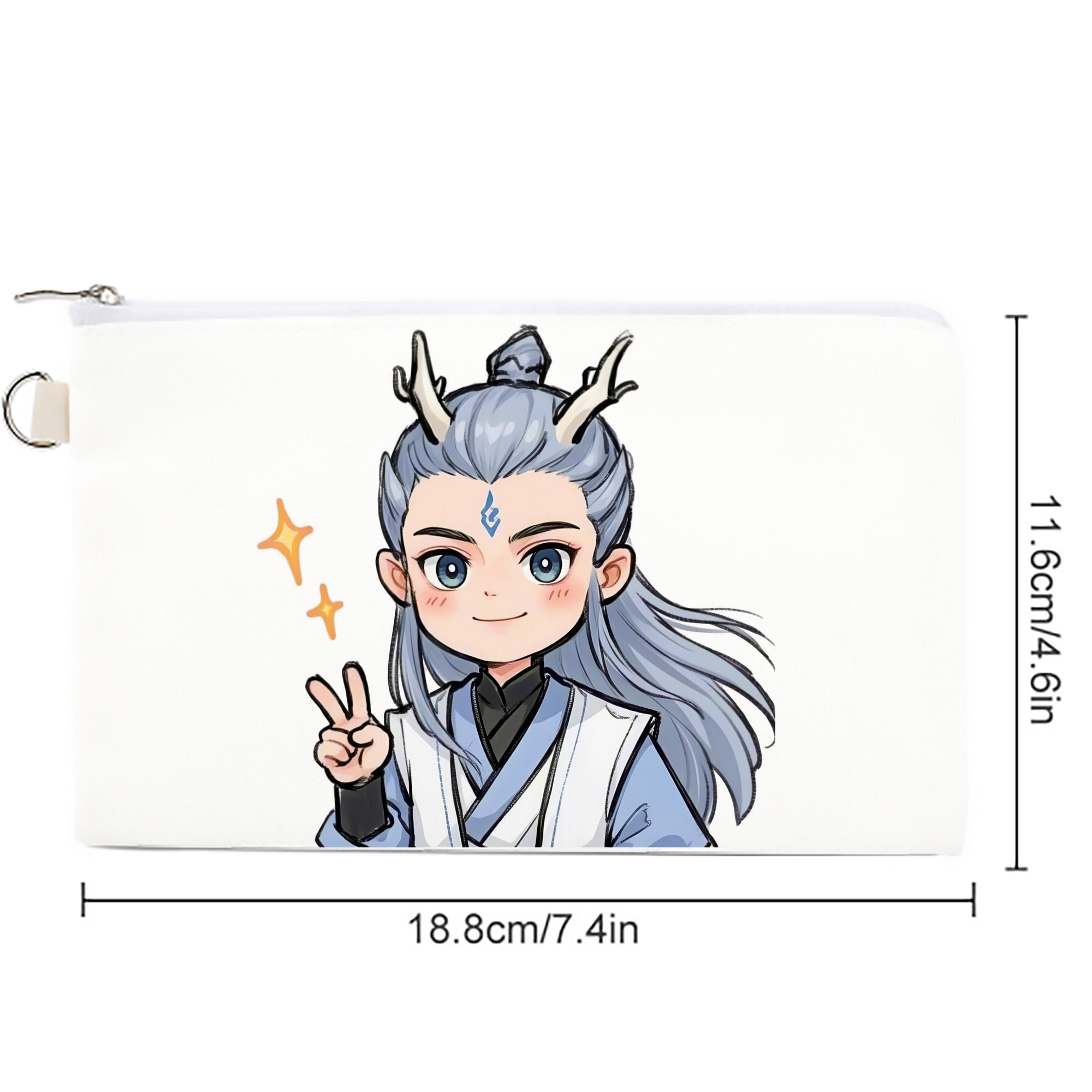 Ne Zha 2 ナタ 魔童の大暴れ キャンバス生地ポーチ　小物入れ