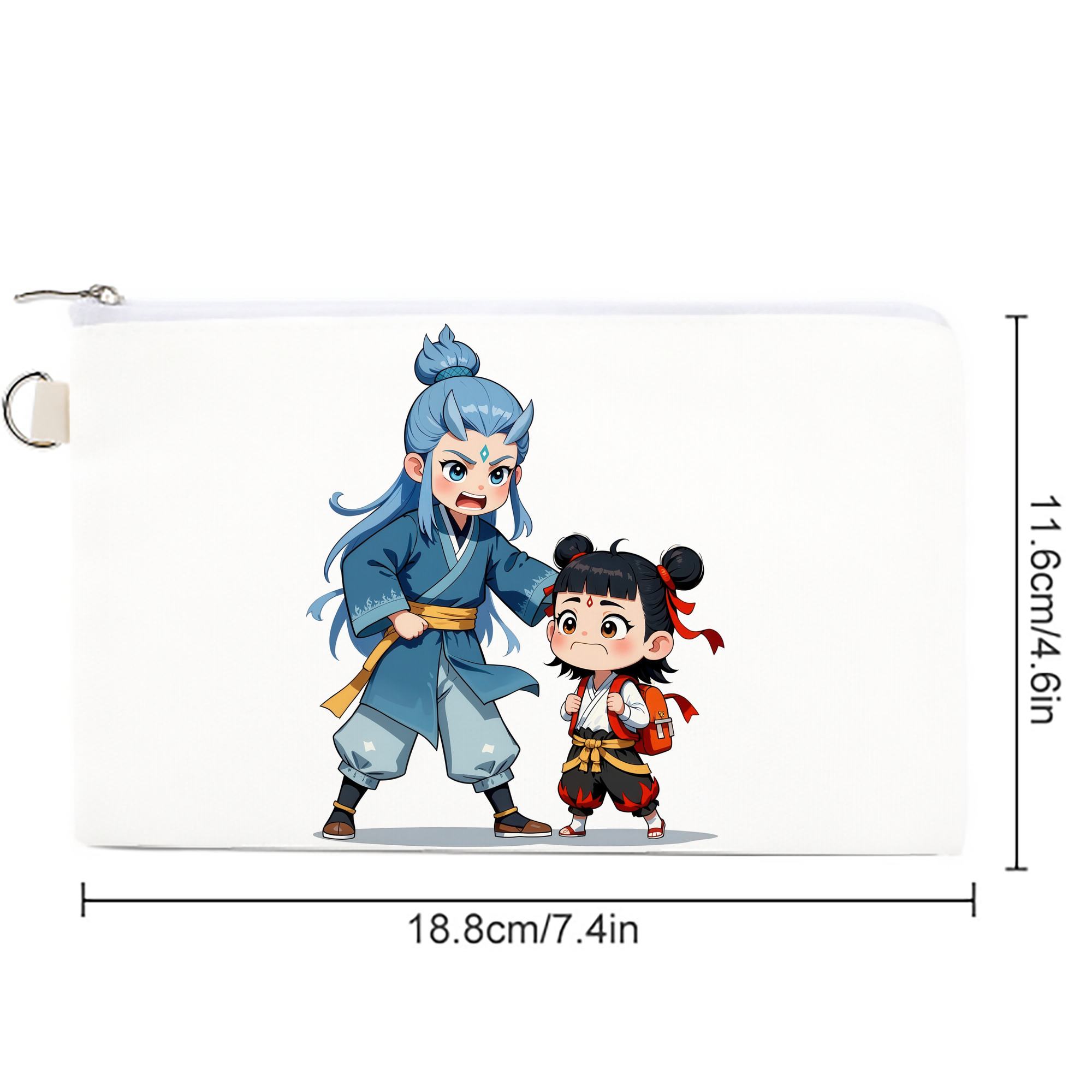 Ne Zha 2 ナタ 魔童の大暴れ キャンバス生地ポーチ　小物入れ