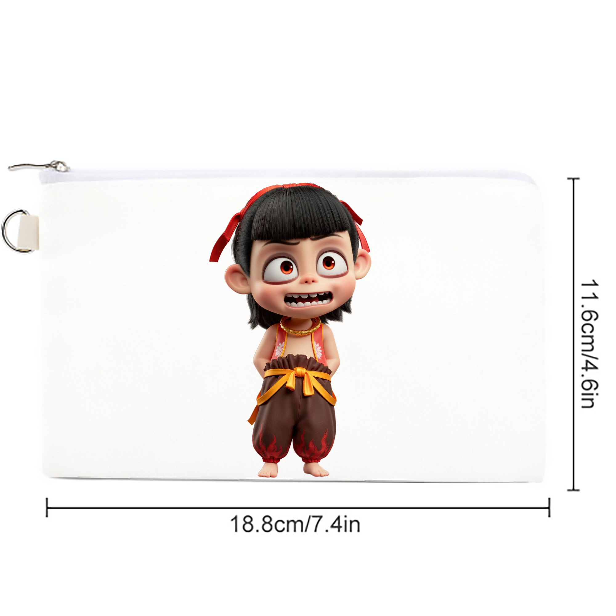 Ne Zha 2 ナタ 魔童の大暴れ キャンバス生地ポーチ　小物入れ
