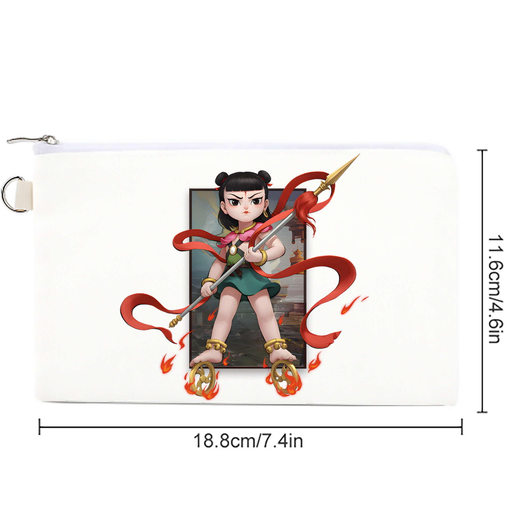 Ne Zha 2 ナタ 魔童の大暴れ キャンバス生地ポーチ　小物入れ