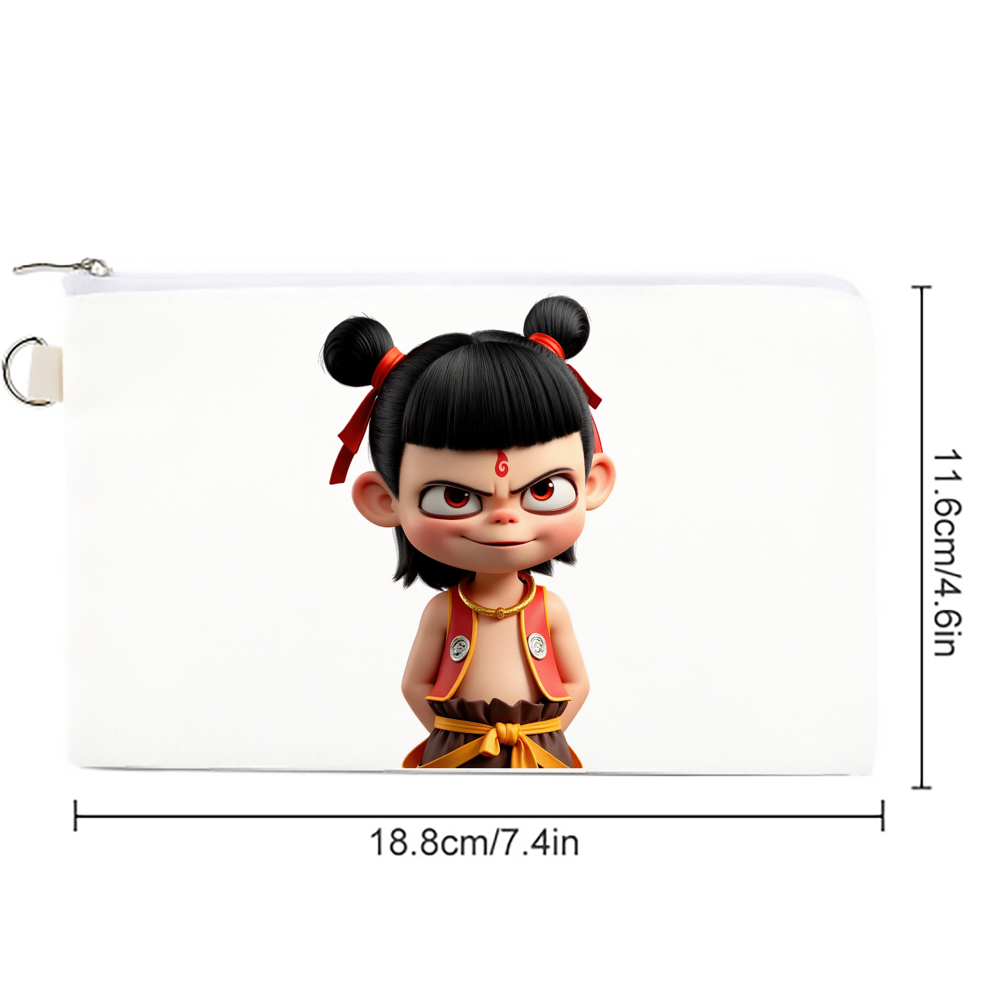 Ne Zha 2 ナタ 魔童の大暴れ キャンバス生地ポーチ　小物入れ