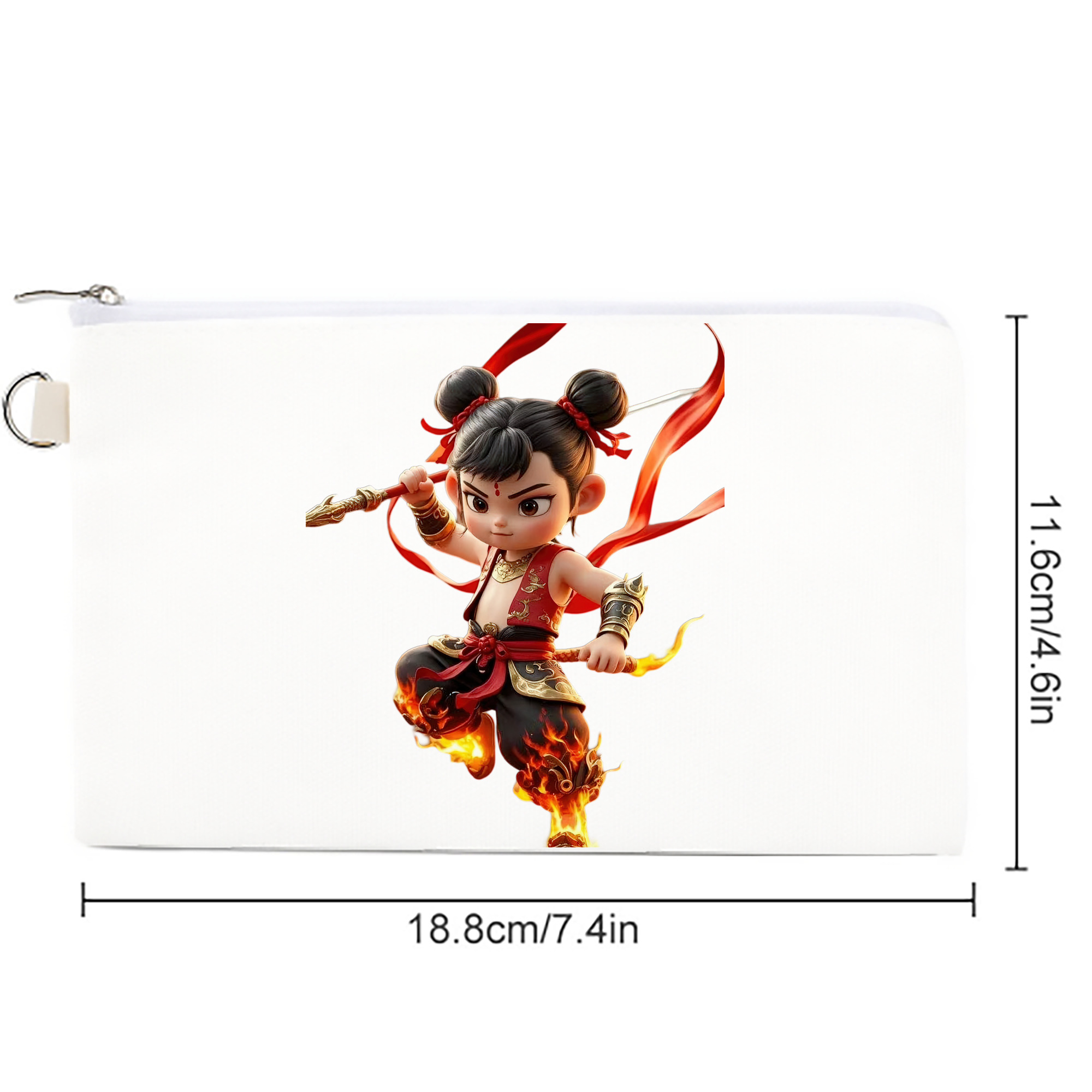 Ne Zha 2 ナタ 魔童の大暴れ キャンバス生地ポーチ　小物入れ