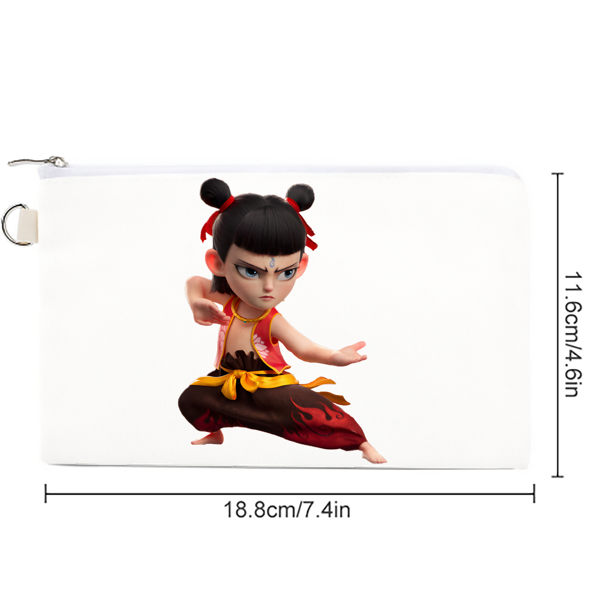 Ne Zha 2 ナタ 魔童の大暴れ キャンバス生地ポーチ　小物入れ