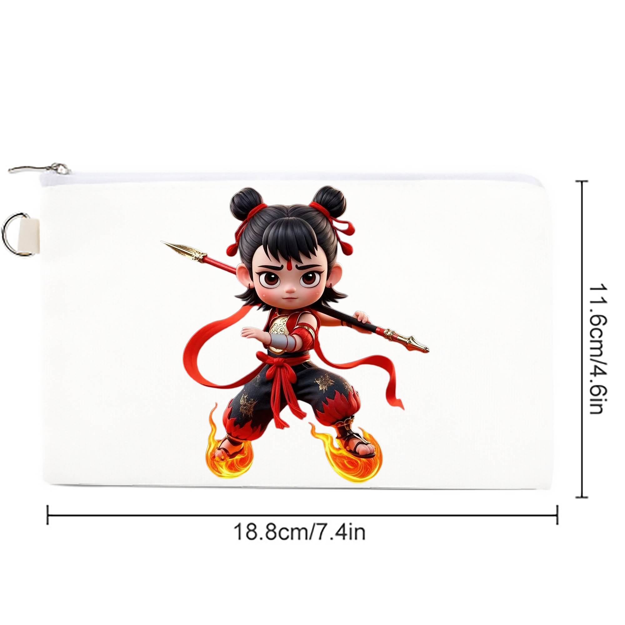 Ne Zha 2 ナタ 魔童の大暴れ キャンバス生地ポーチ　小物入れ