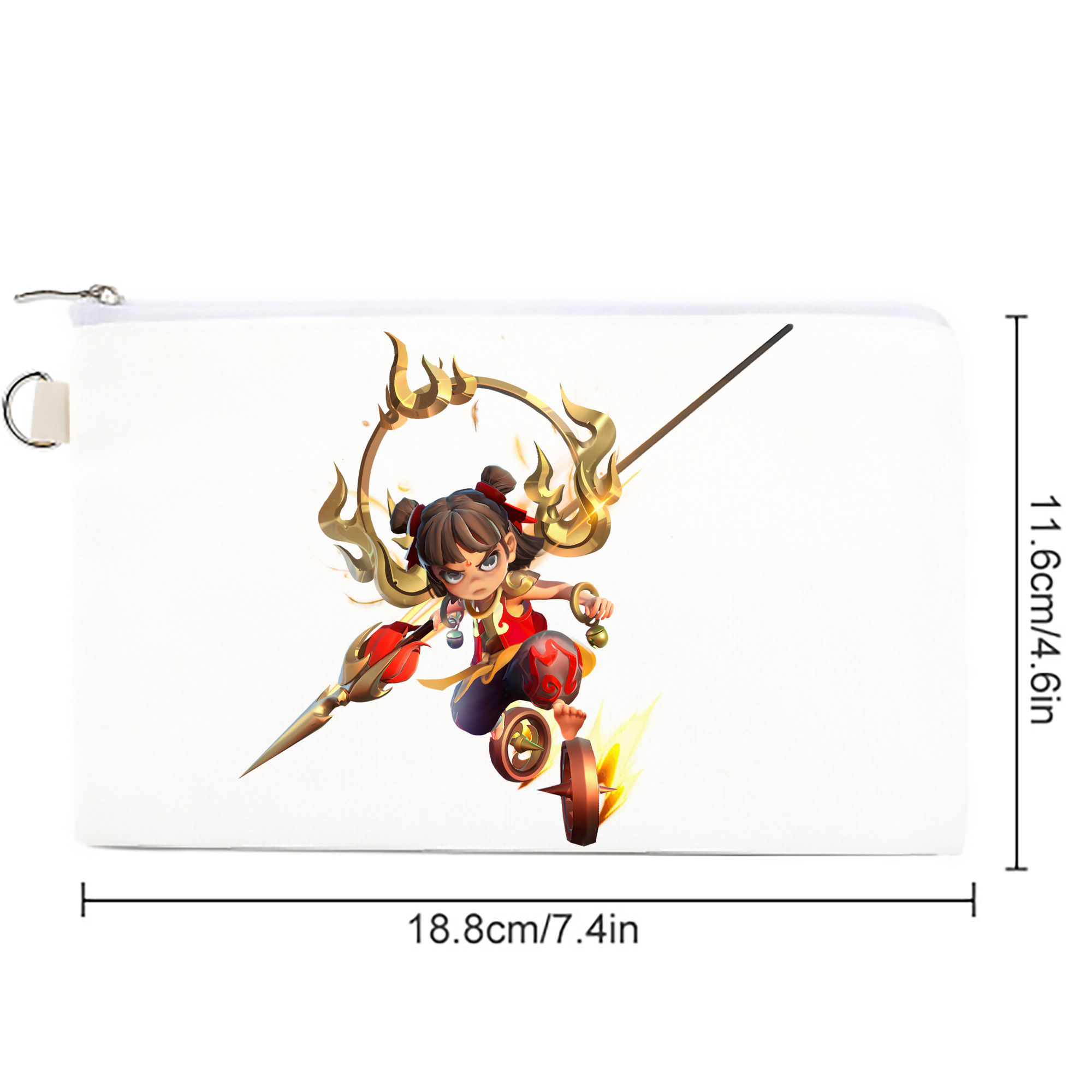 Ne Zha 2 ナタ 魔童の大暴れ キャンバス生地ポーチ　小物入れ