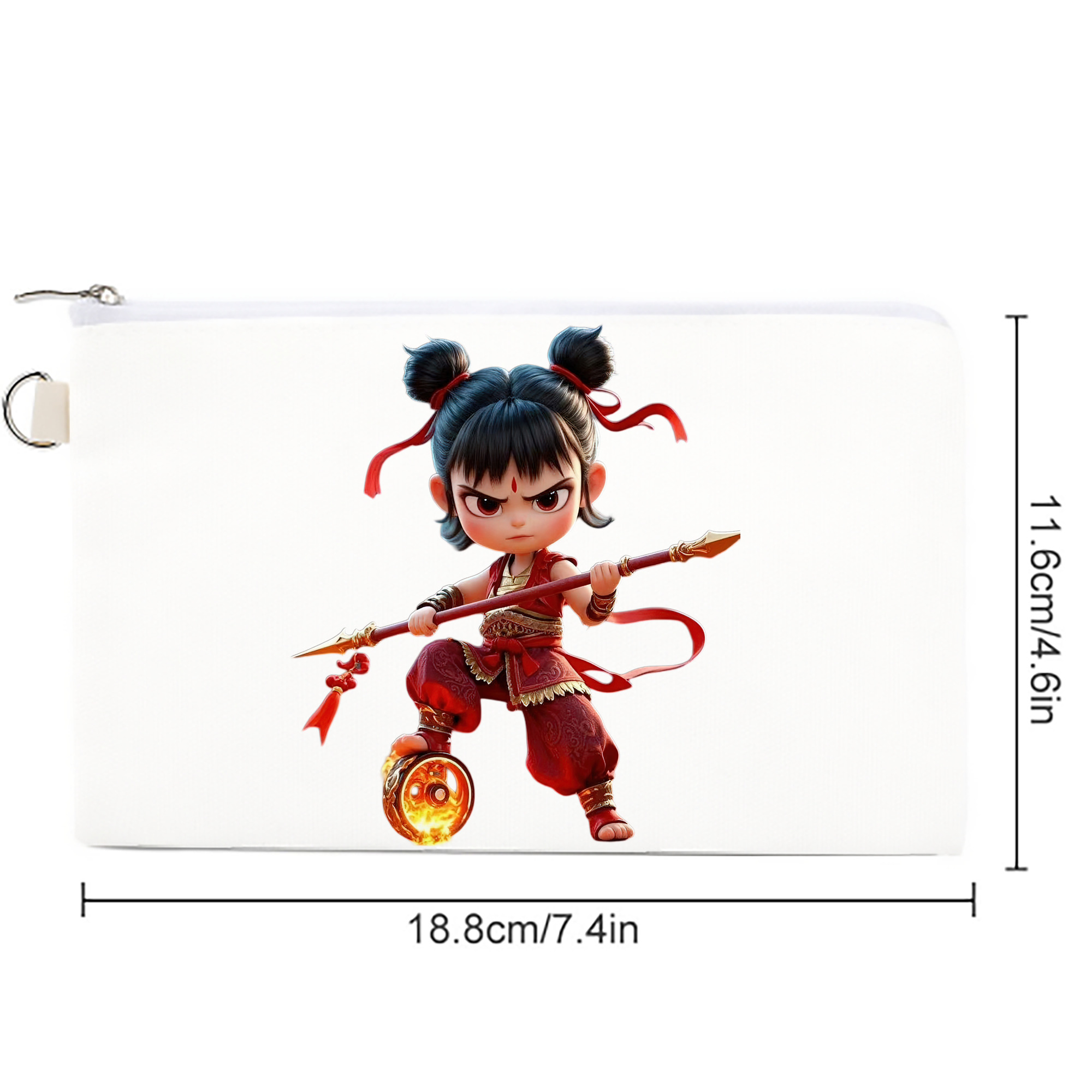 Ne Zha 2 ナタ 魔童の大暴れ キャンバス生地ポーチ　小物入れ
