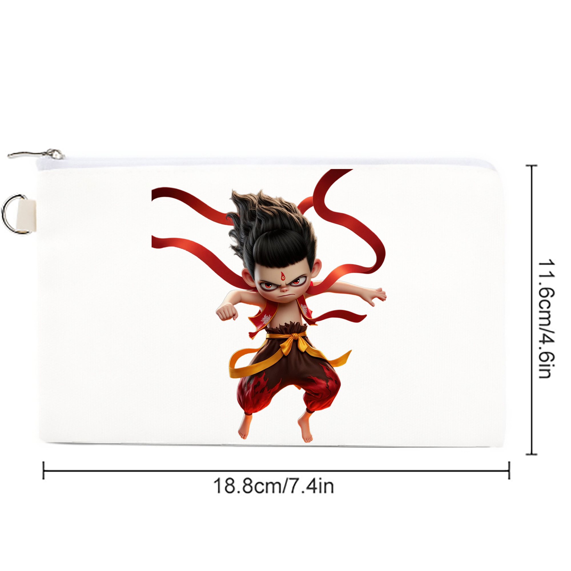 Ne Zha 2 ナタ 魔童の大暴れ キャンバス生地ポーチ　小物入れ