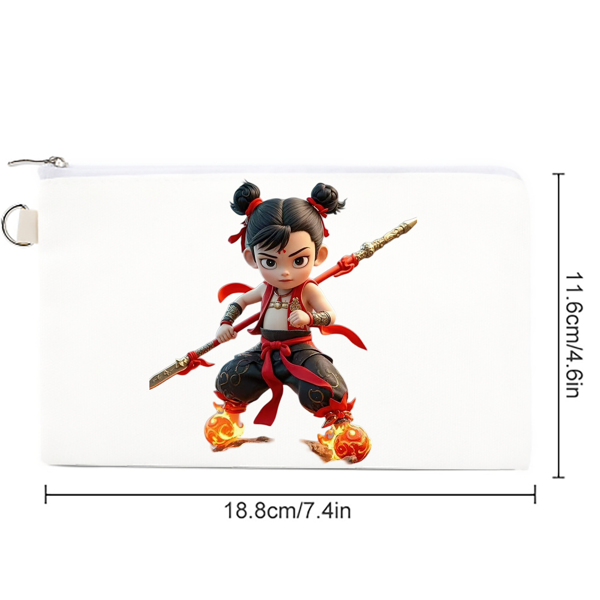Ne Zha 2 ナタ 魔童の大暴れ キャンバス生地ポーチ　小物入れ