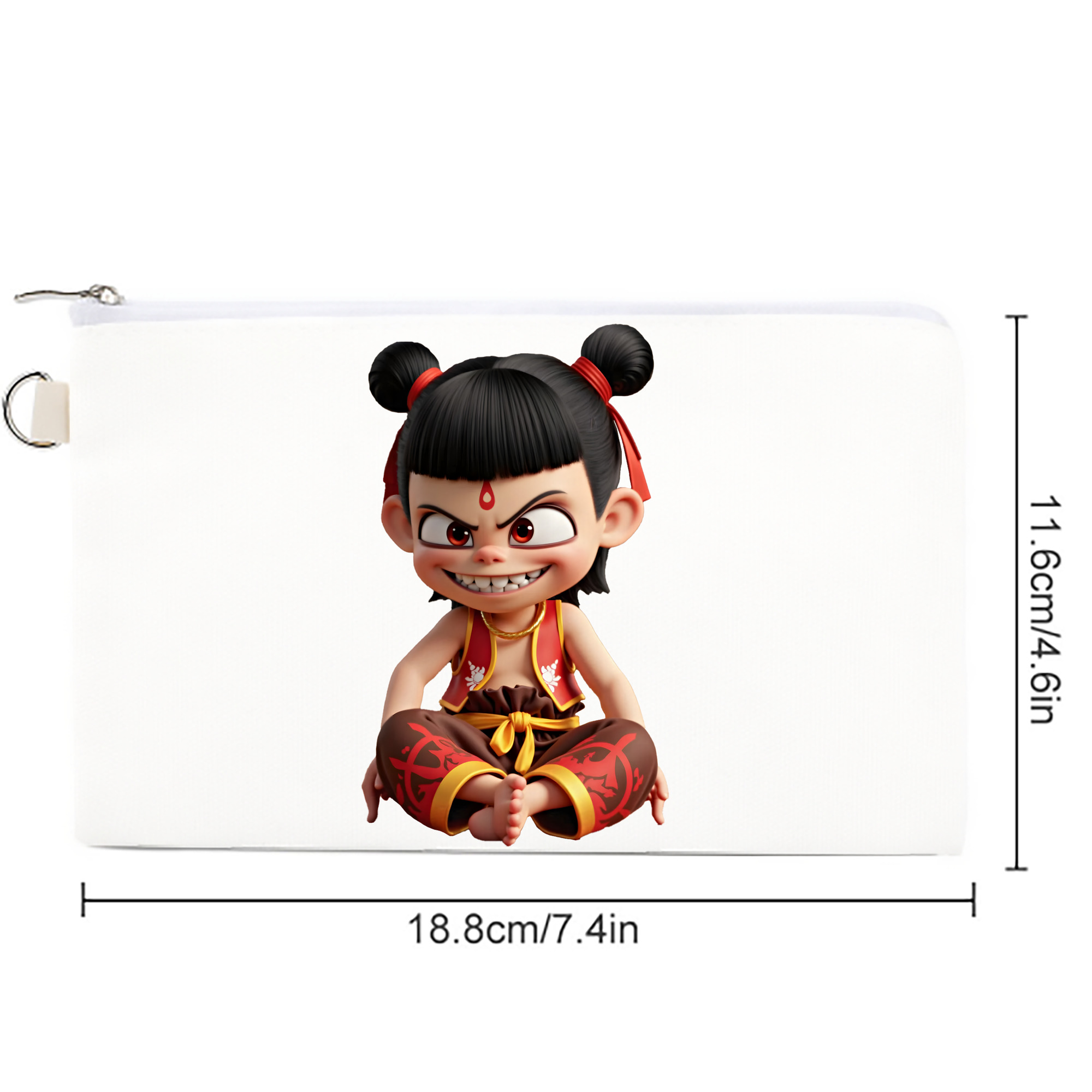 Ne Zha 2 ナタ 魔童の大暴れ キャンバス生地ポーチ　小物入れ