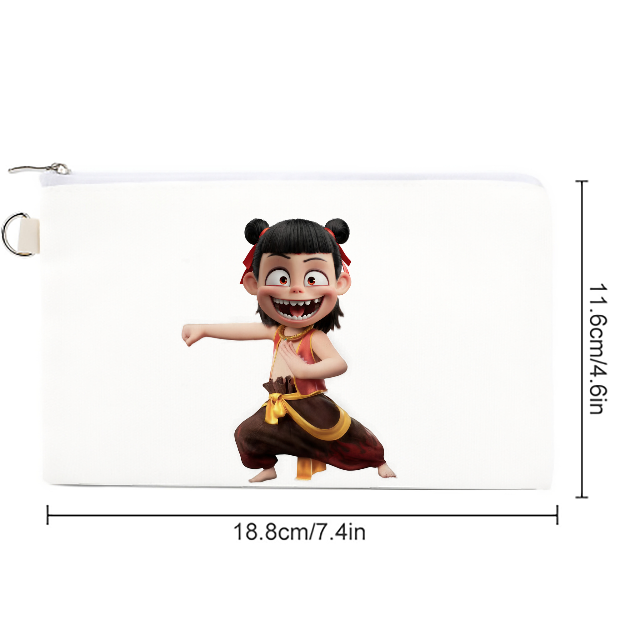 Ne Zha 2 ナタ 魔童の大暴れ キャンバス生地ポーチ　小物入れ