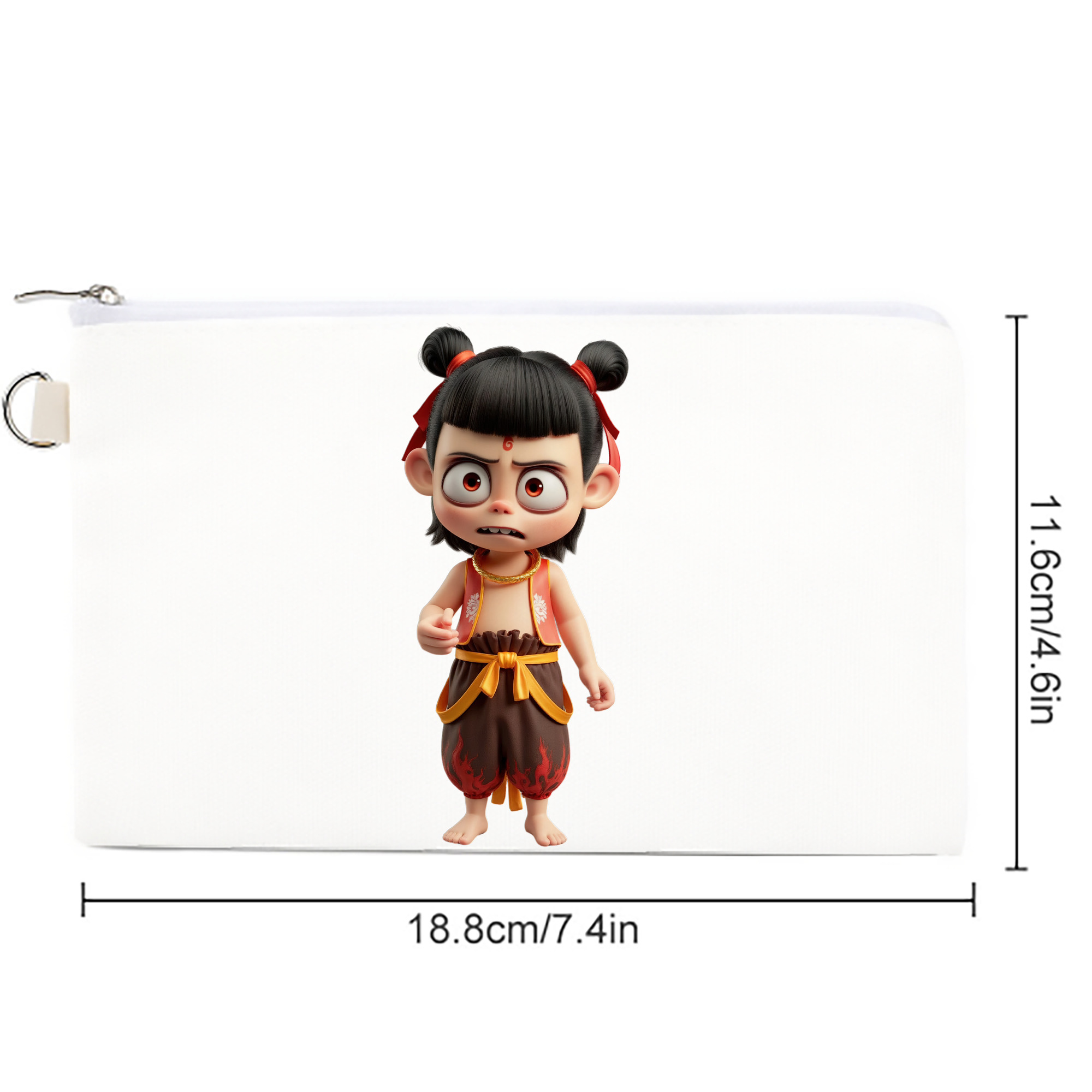Ne Zha 2 ナタ 魔童の大暴れ キャンバス生地ポーチ　小物入れ