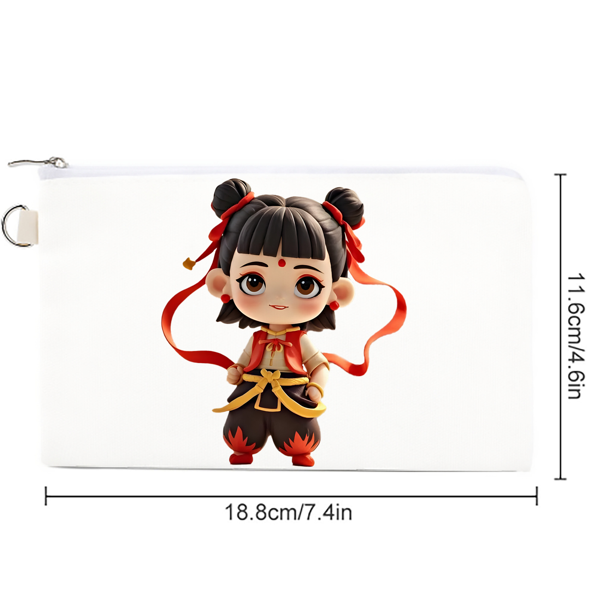Ne Zha 2 ナタ 魔童の大暴れ キャンバス生地ポーチ　小物入れ
