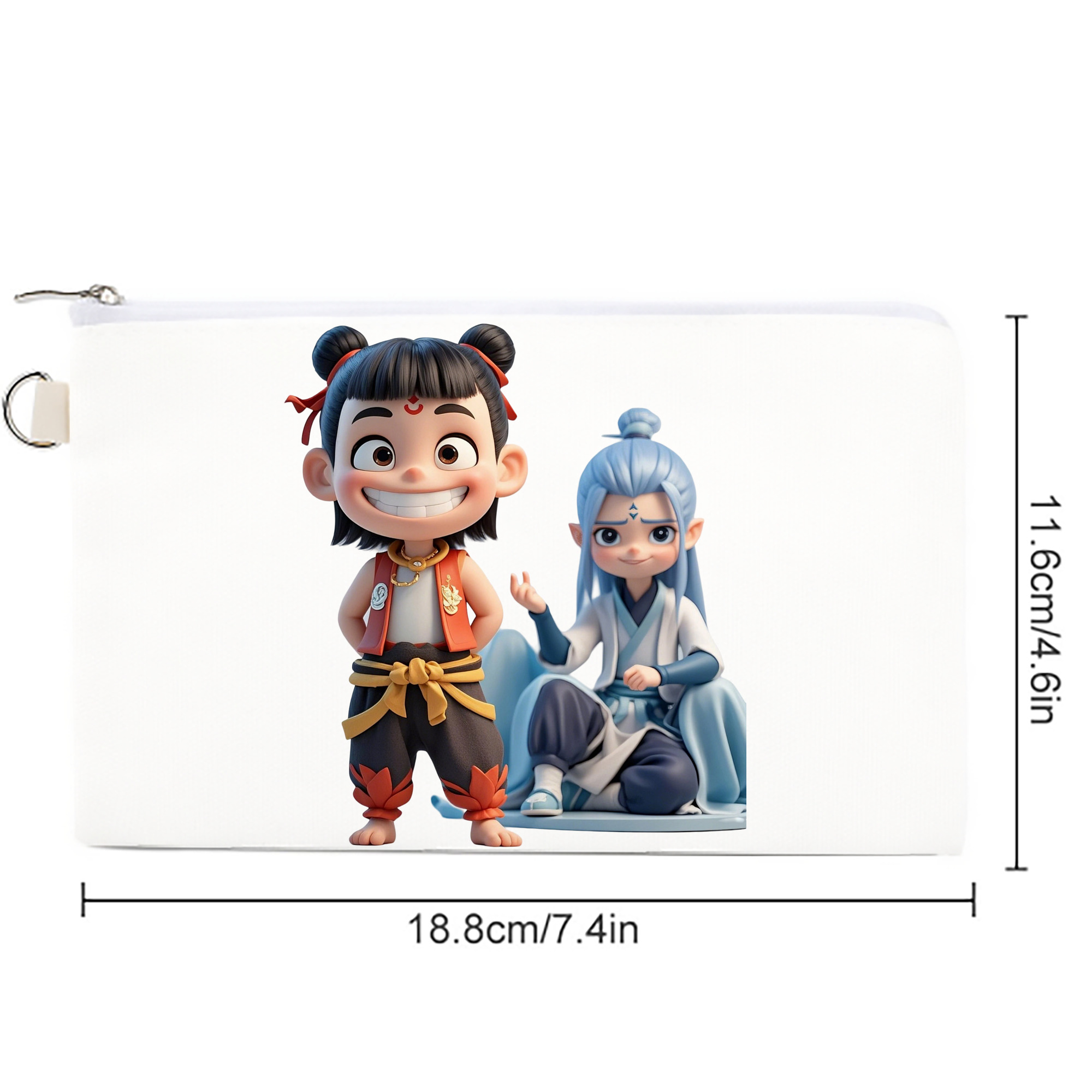 Ne Zha 2 ナタ 魔童の大暴れ キャンバス生地ポーチ　小物入れ