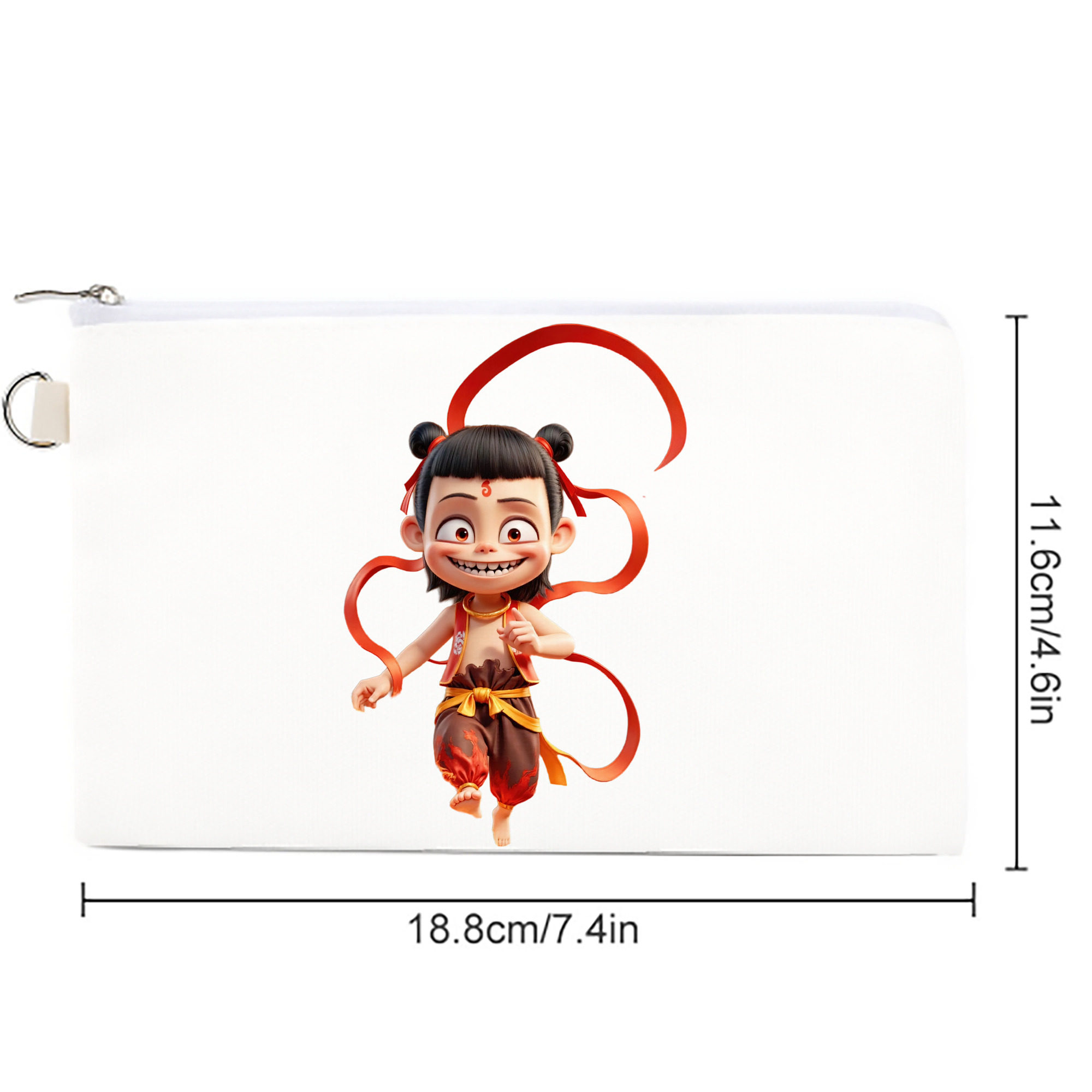 Ne Zha 2 ナタ 魔童の大暴れ キャンバス生地ポーチ　小物入れ