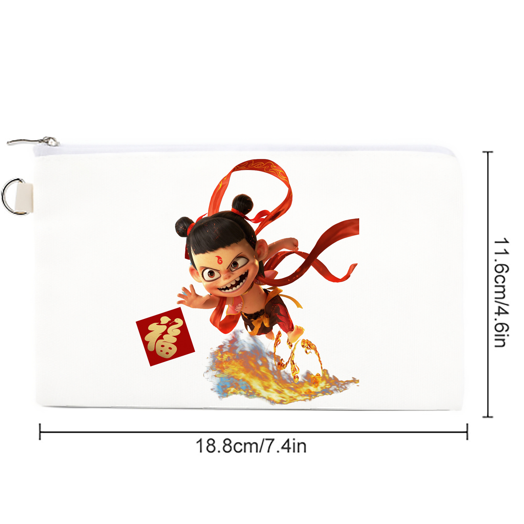 Ne Zha 2 ナタ 魔童の大暴れ キャンバス生地ポーチ　小物入れ