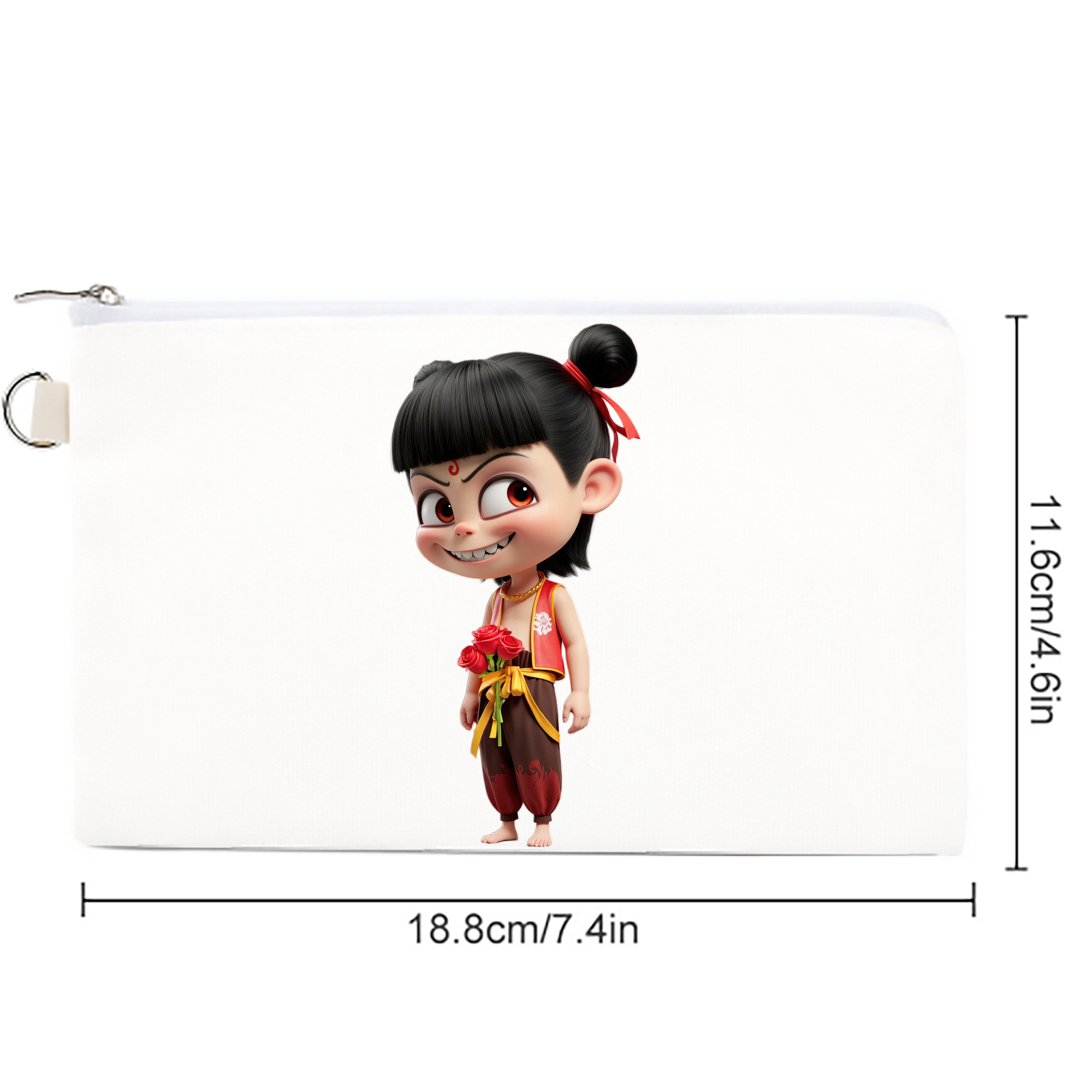 Ne Zha 2 ナタ 魔童の大暴れ キャンバス生地ポーチ　小物入れ