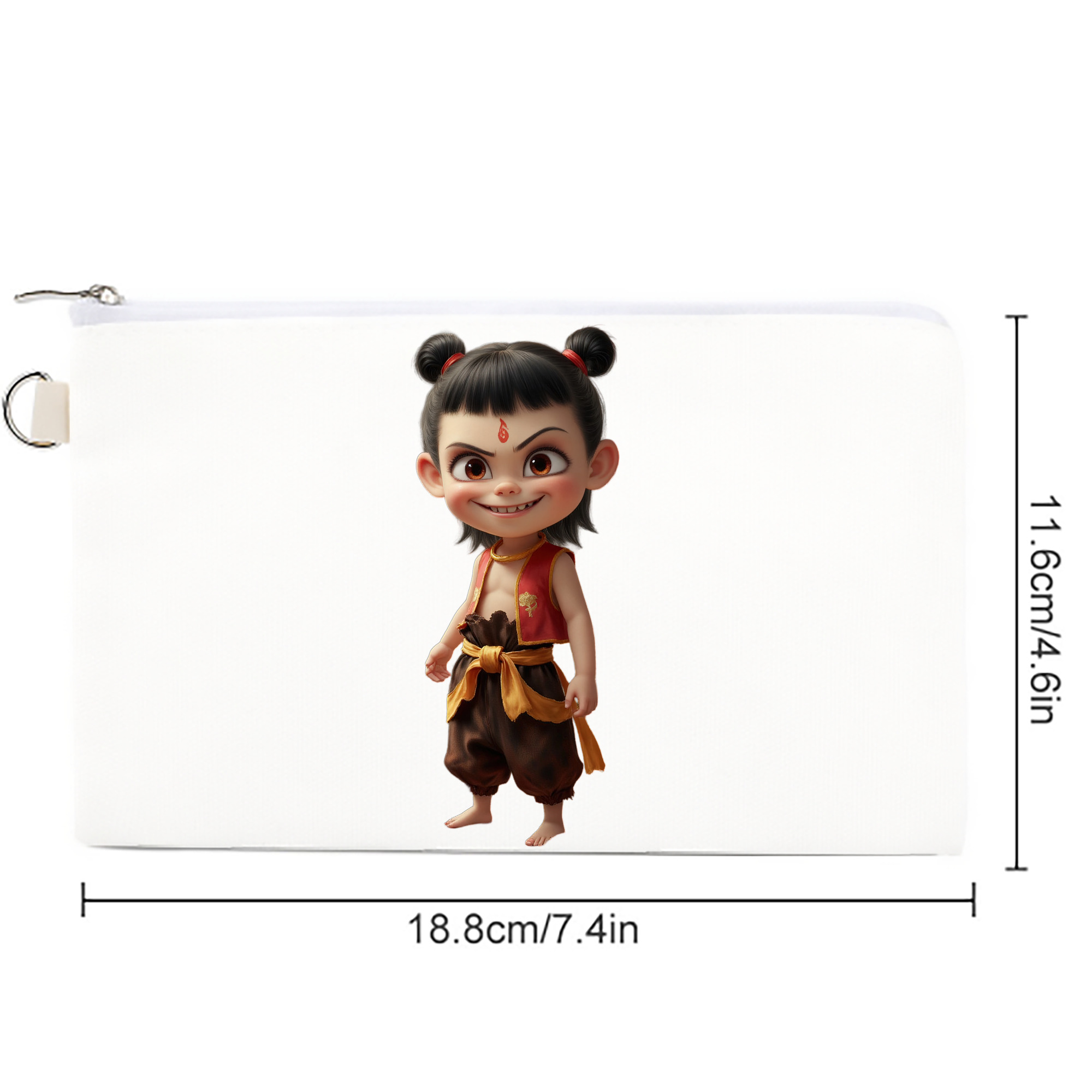Ne Zha 2 ナタ 魔童の大暴れ キャンバス生地ポーチ　小物入れ
