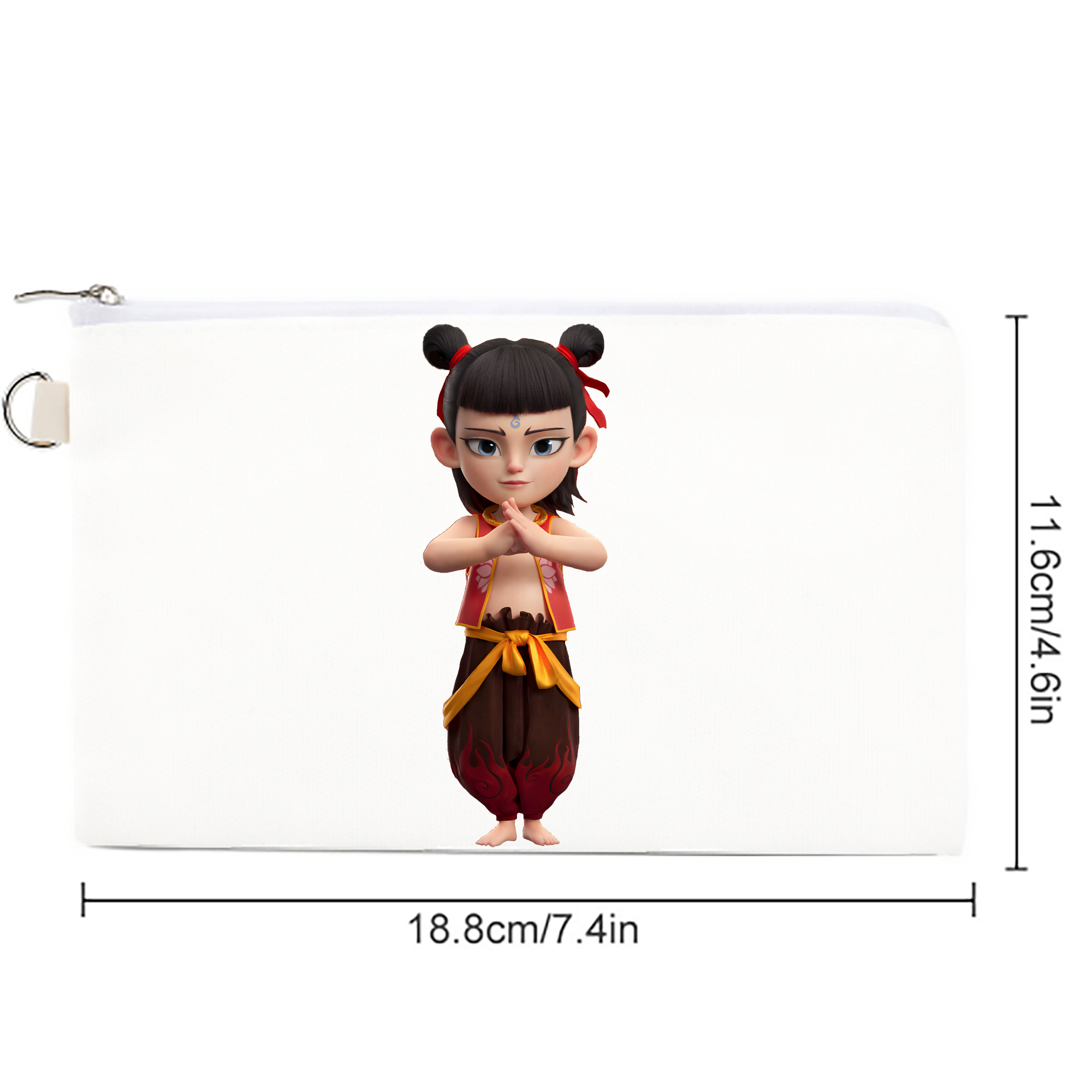 Ne Zha 2 ナタ 魔童の大暴れ キャンバス生地ポーチ　小物入れ