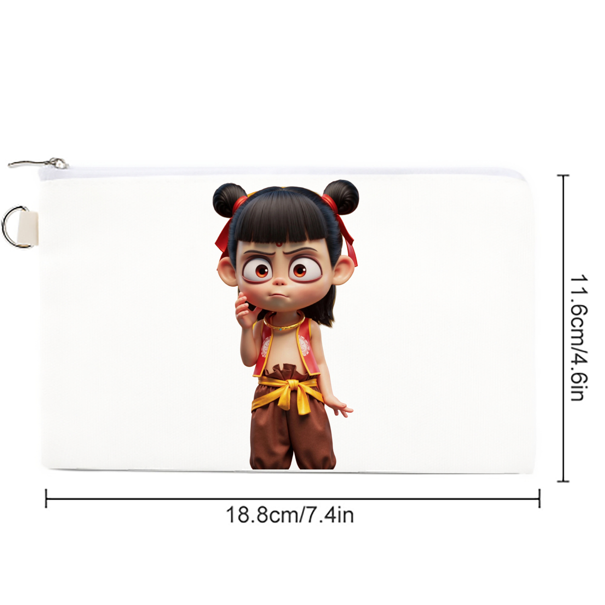 Ne Zha 2 ナタ 魔童の大暴れ キャンバス生地ポーチ　小物入れ